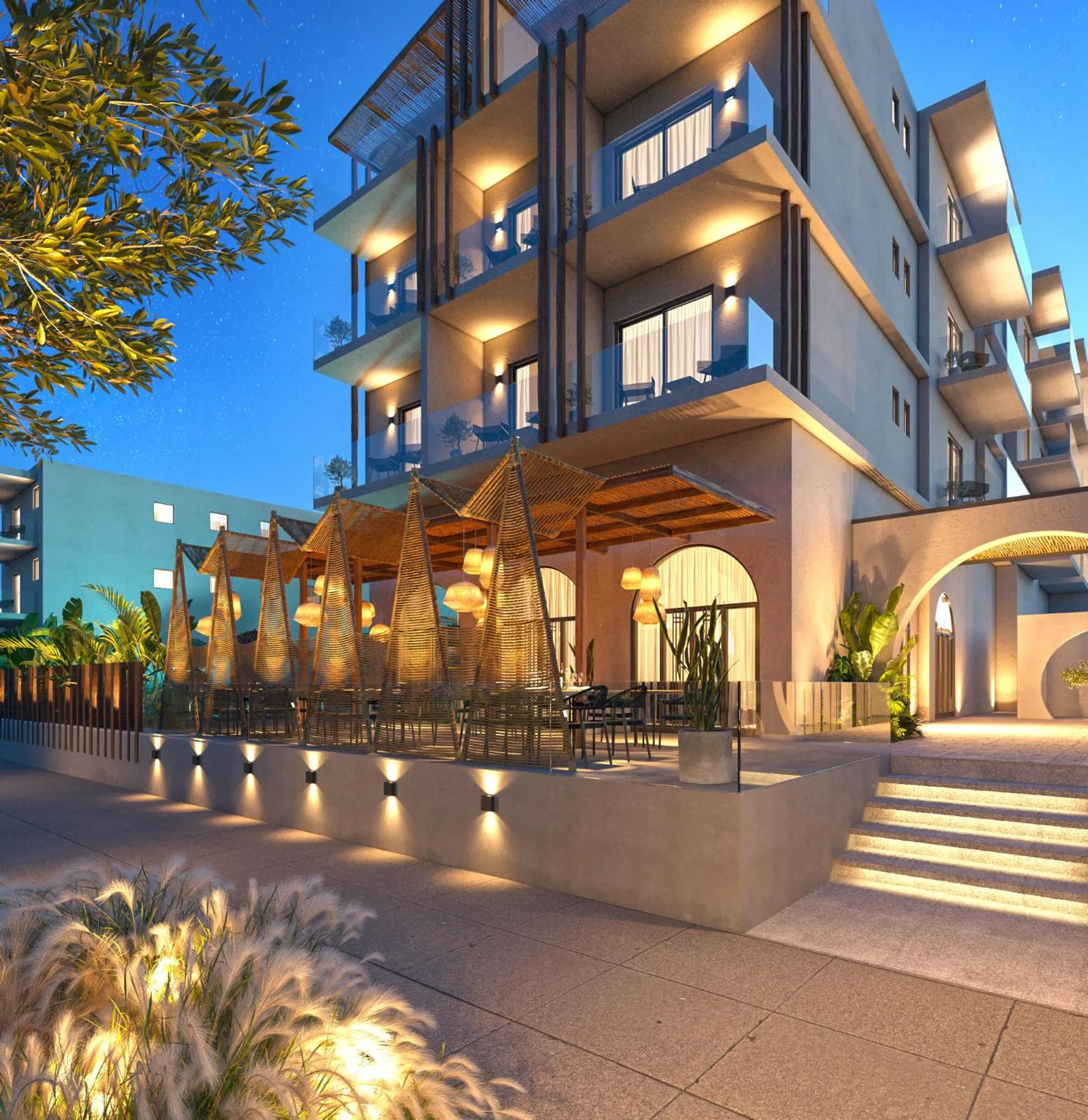 Property building in Cabana Blu Hotel & Suites