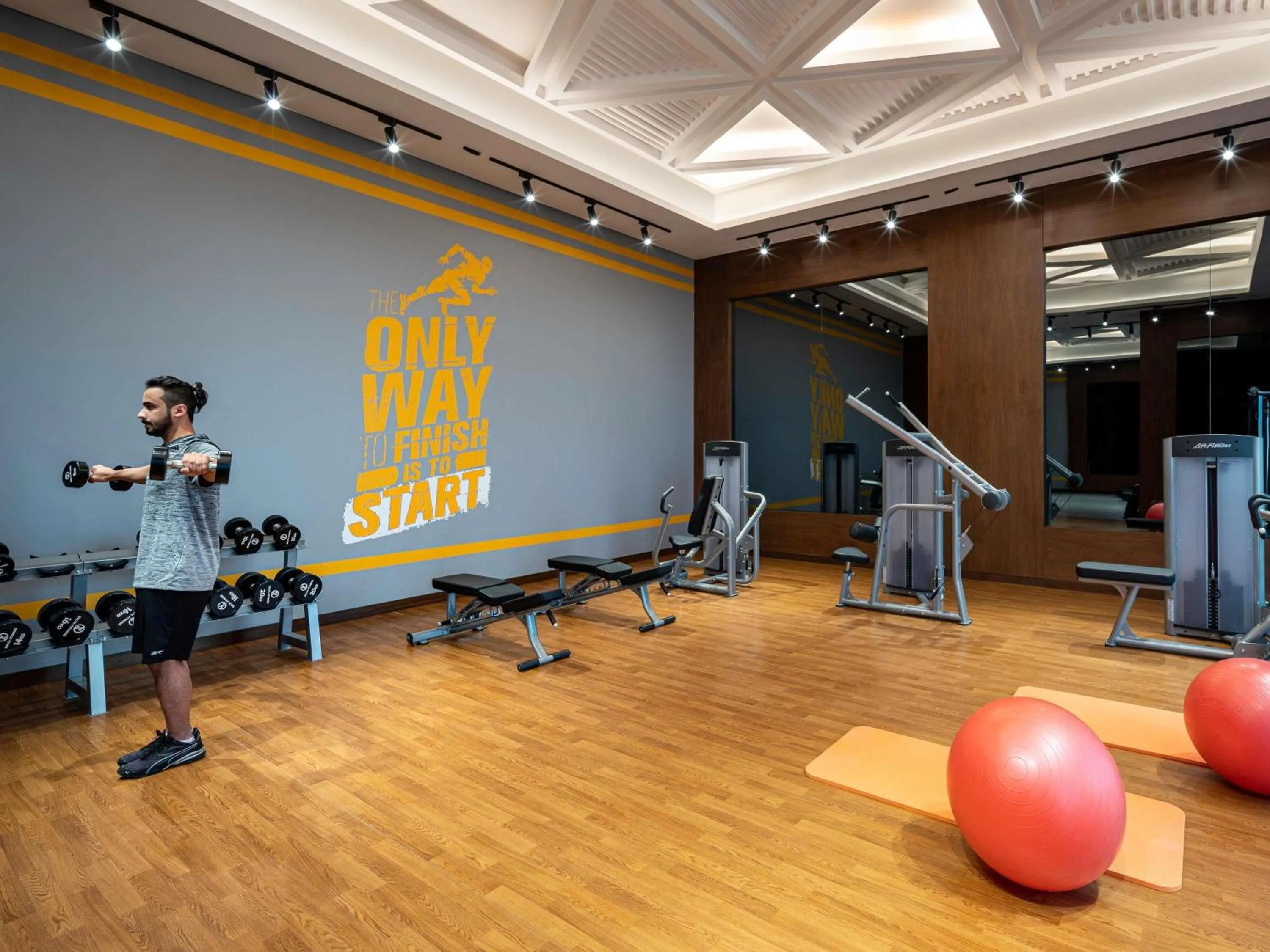 Fitness centre/facilities in Movenpick Hotel and Residences Riyadh