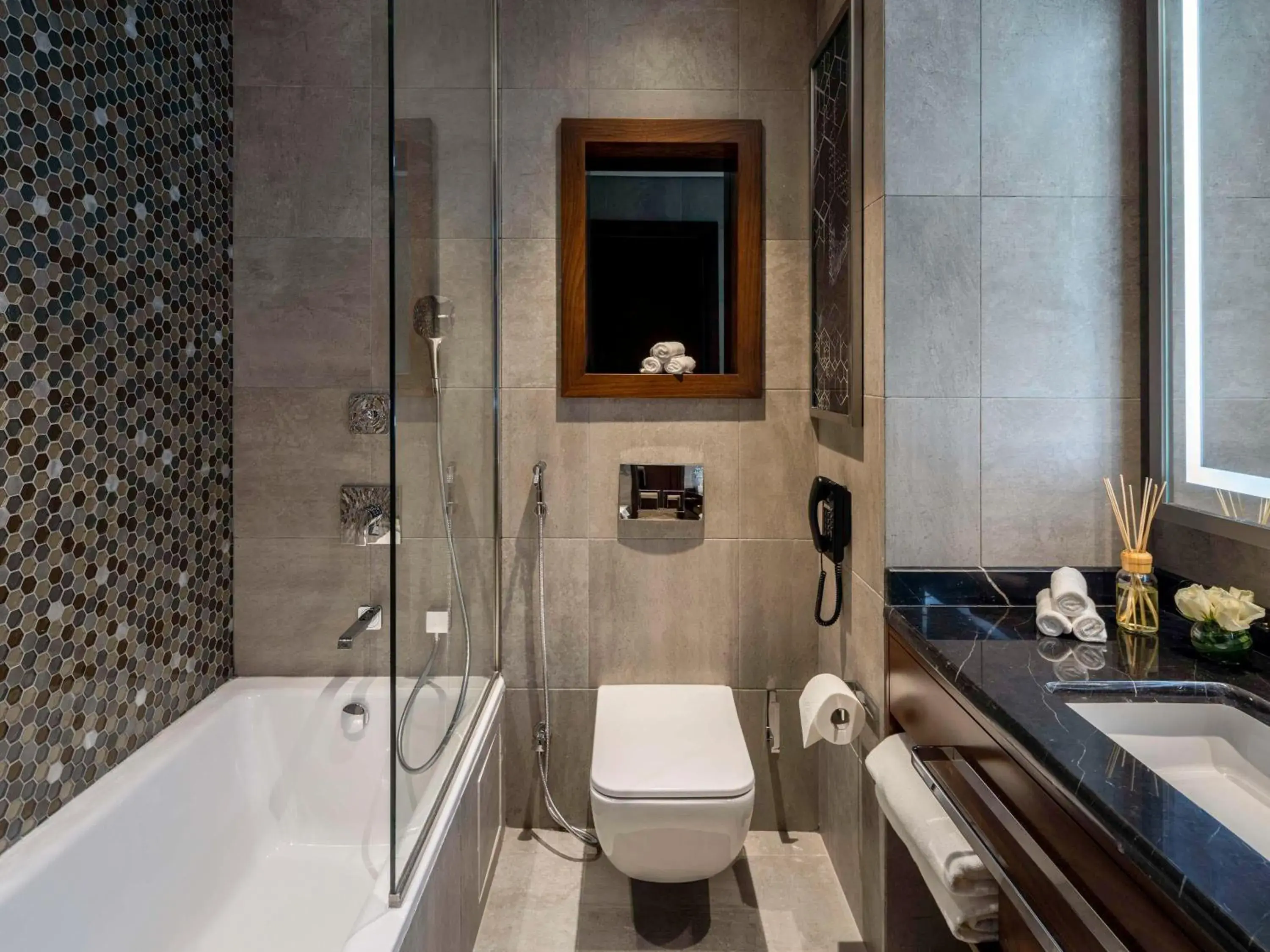 Bathroom in Movenpick Hotel and Residences Riyadh Bathroom in Movenpick Hotel and Residences Riyadh