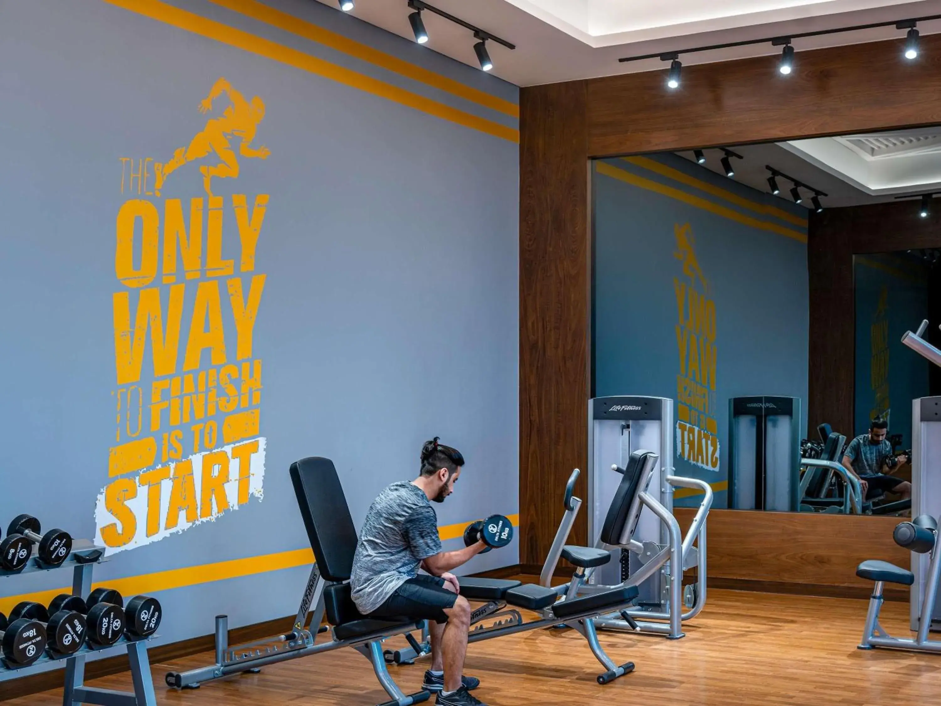 Fitness centre/facilities in Movenpick Hotel and Residences Riyadh Fitness centre/facilities in Movenpick Hotel and Residences Riyadh