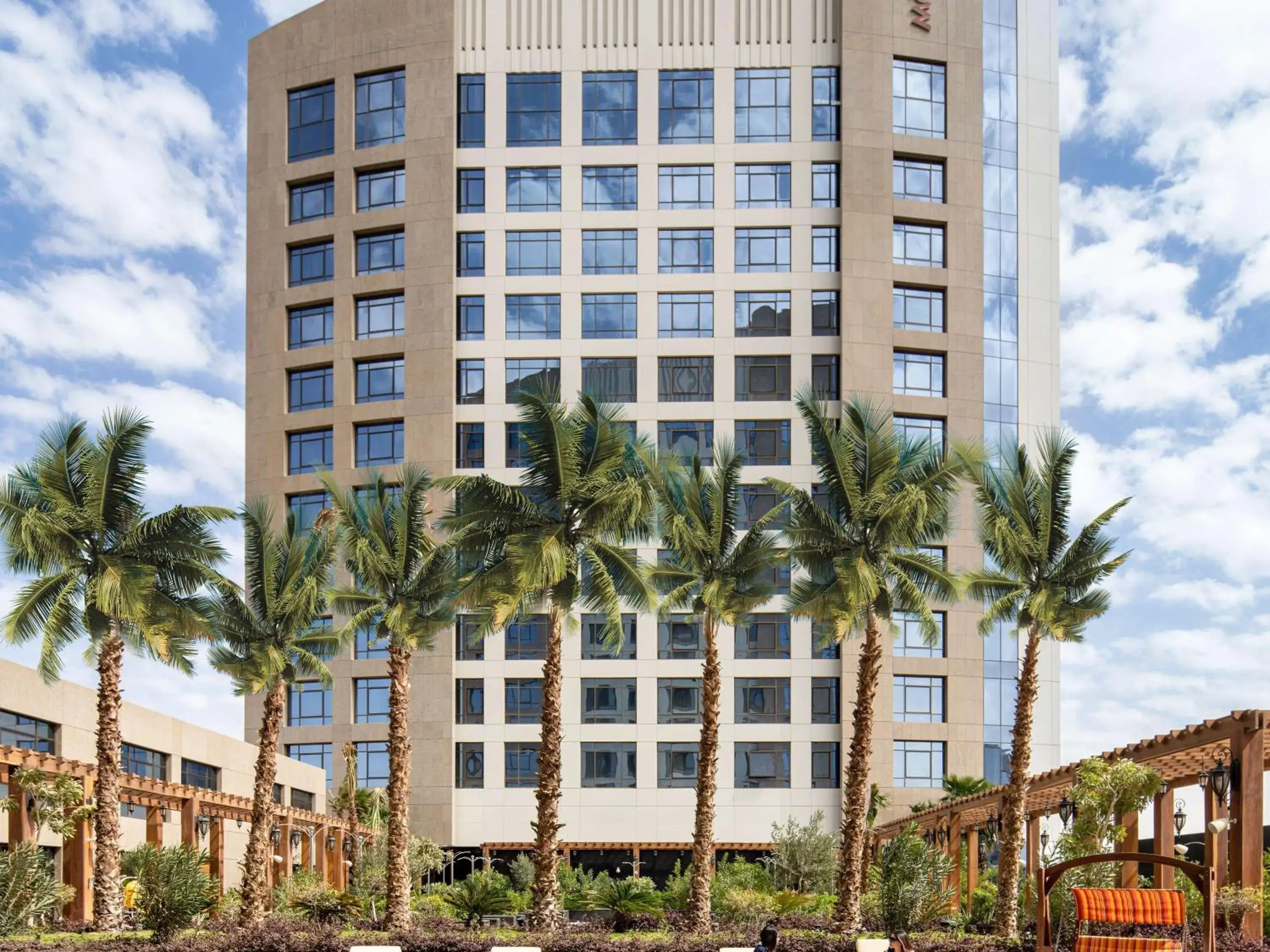Pool view in Movenpick Hotel and Residences Riyadh Pool view in Movenpick Hotel and Residences Riyadh