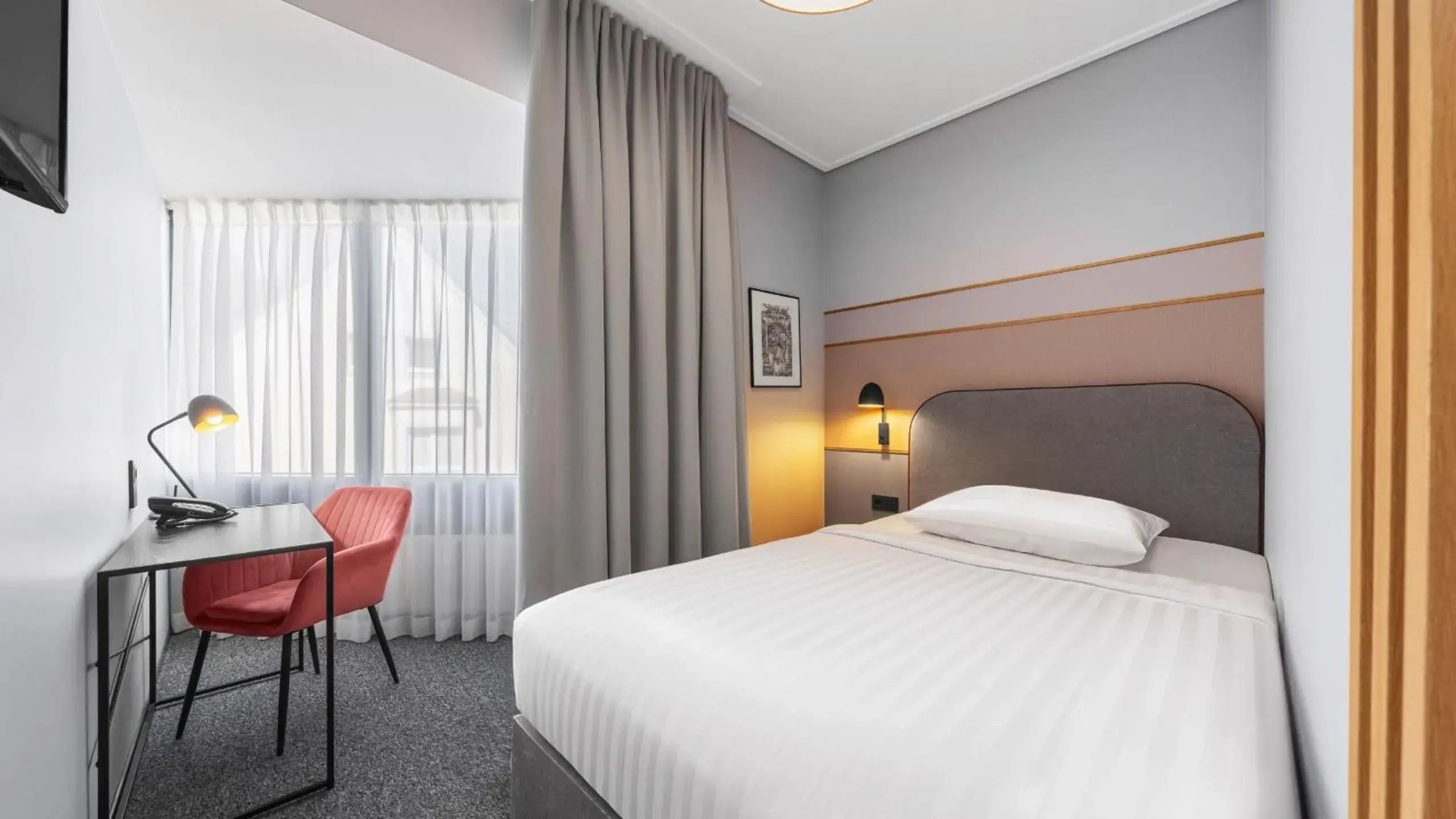 Bedroom, Bed in Fonnental Design Hotel Tallinn Bedroom, Bed in Fonnental Design Hotel Tallinn