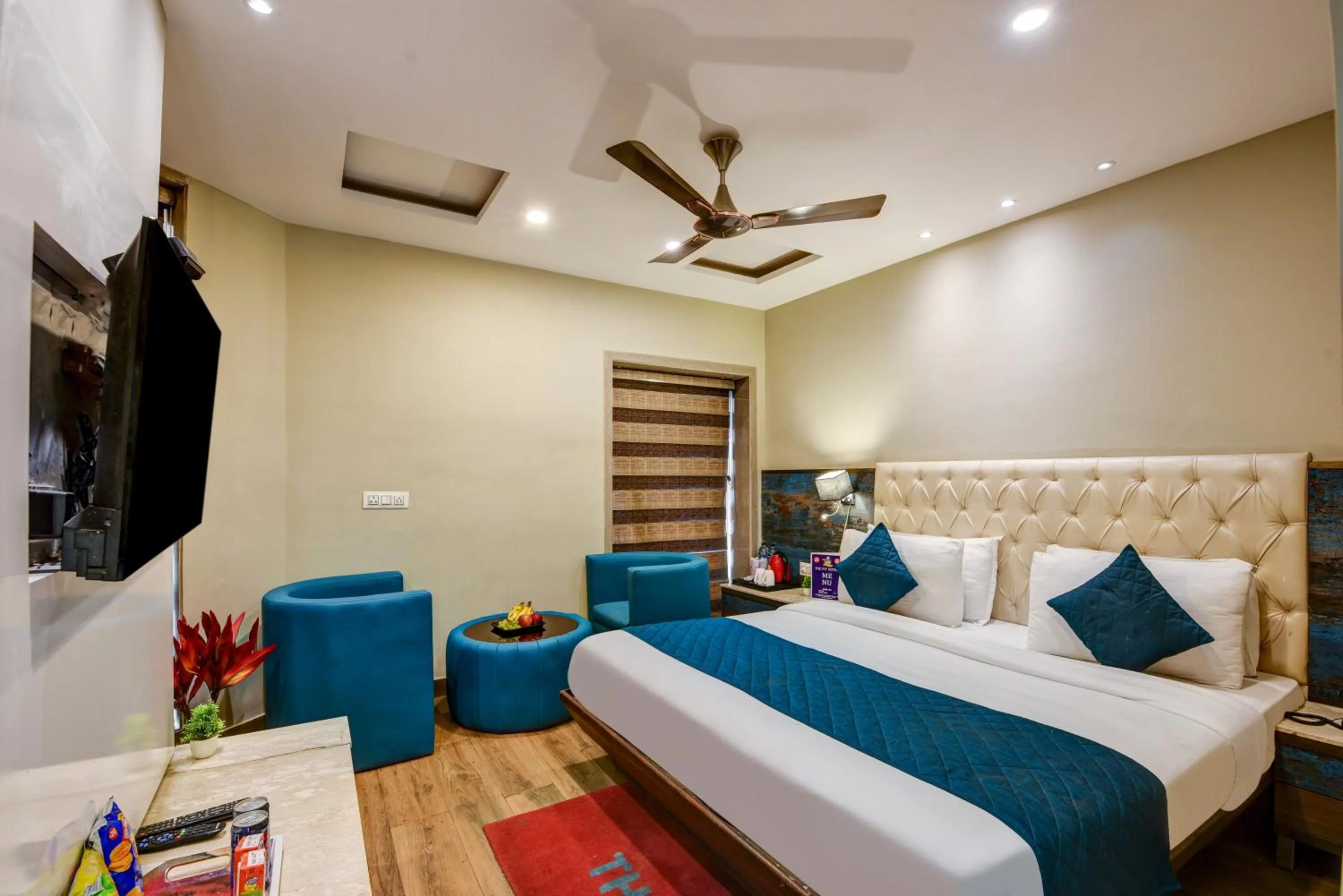 Bedroom, Bed in The IVY Grand Hotel - 5 Minutes from Connaught Place and New Delhi Railway Station With Free Secured Parking