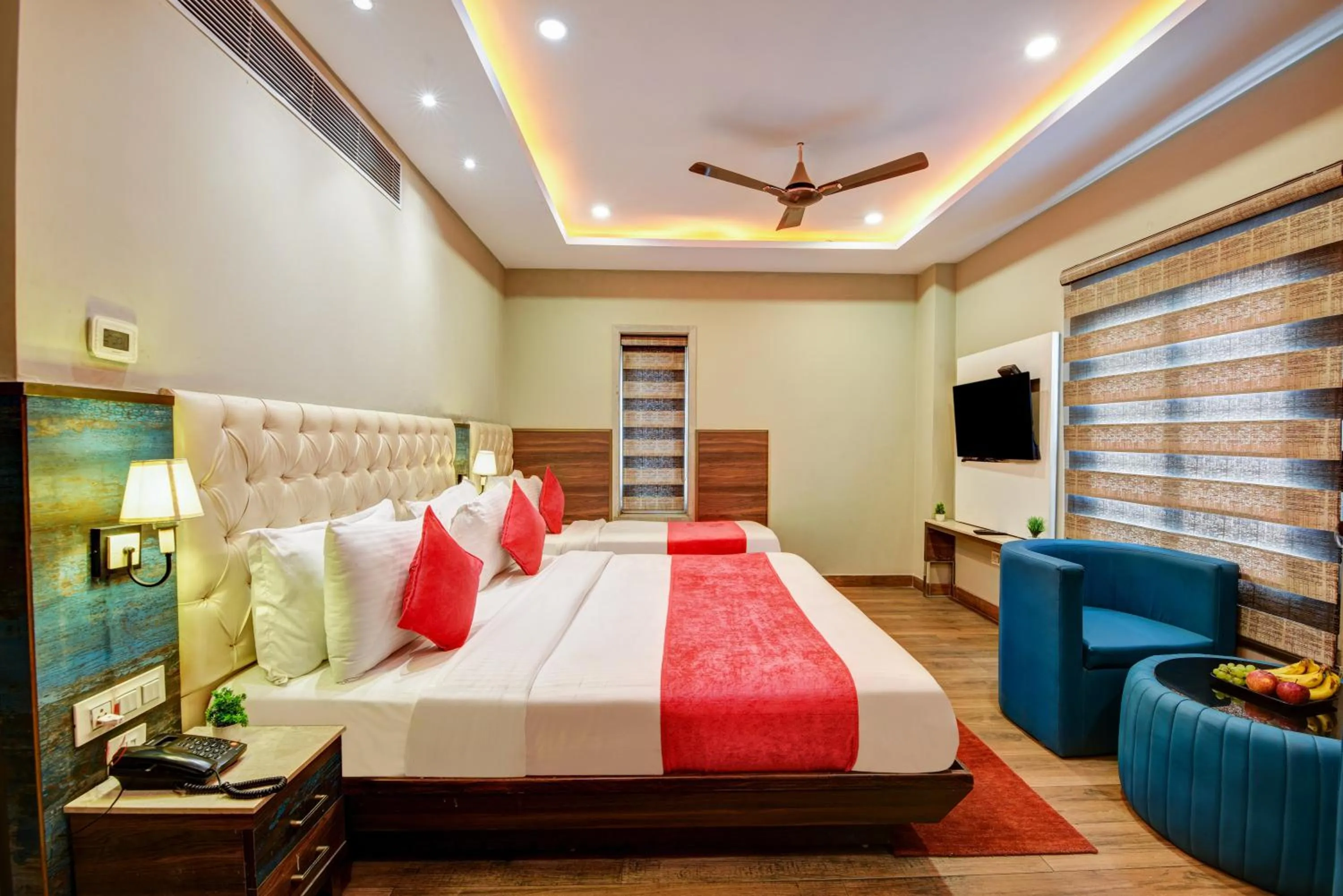 Bedroom, Bed in The IVY Grand Hotel - 5 Minutes from Connaught Place and New Delhi Railway Station With Free Secured Parking