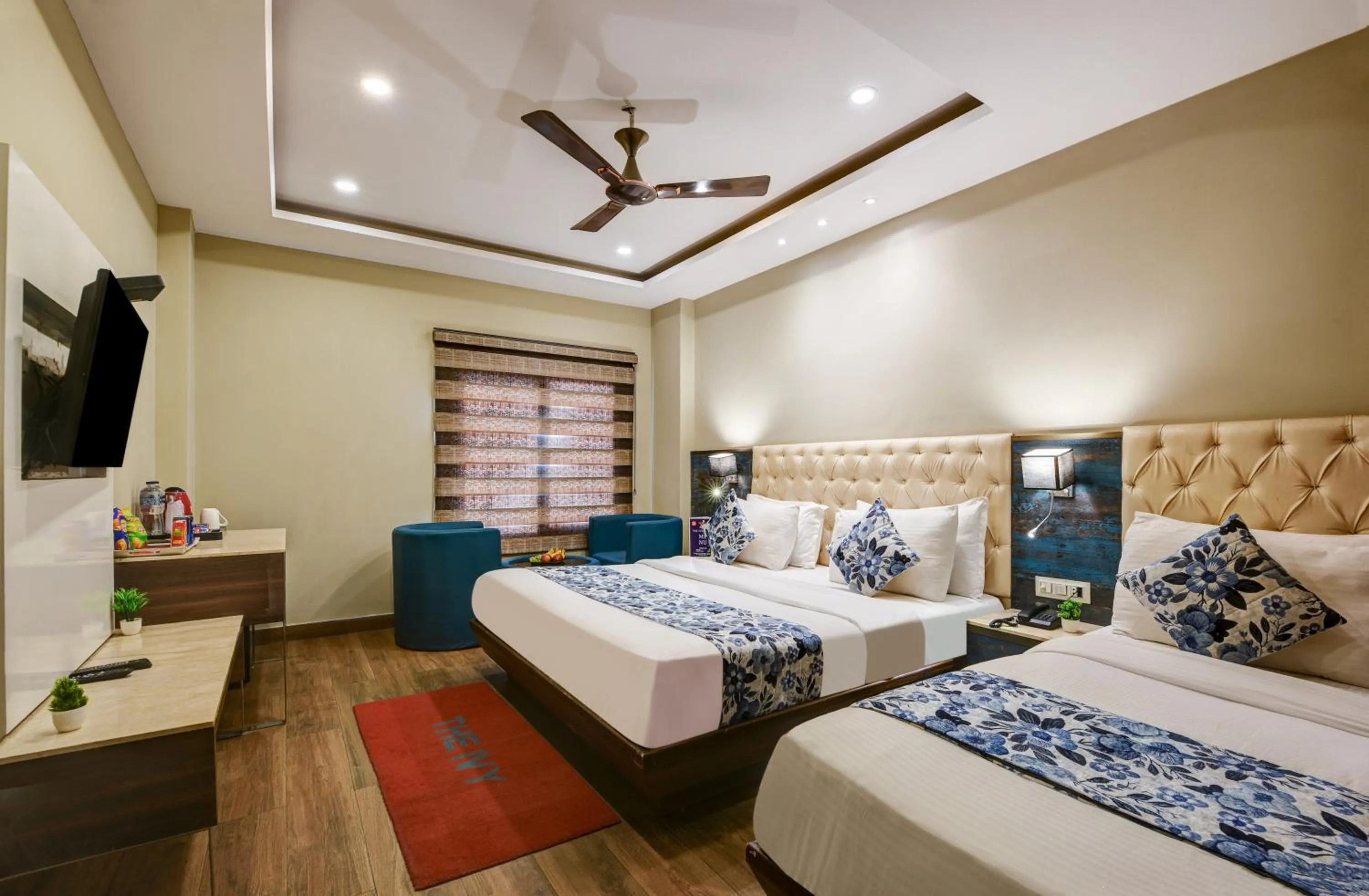 Bedroom, Bed in The IVY Grand Hotel - 5 Minutes from Connaught Place and New Delhi Railway Station With Free Secured Parking