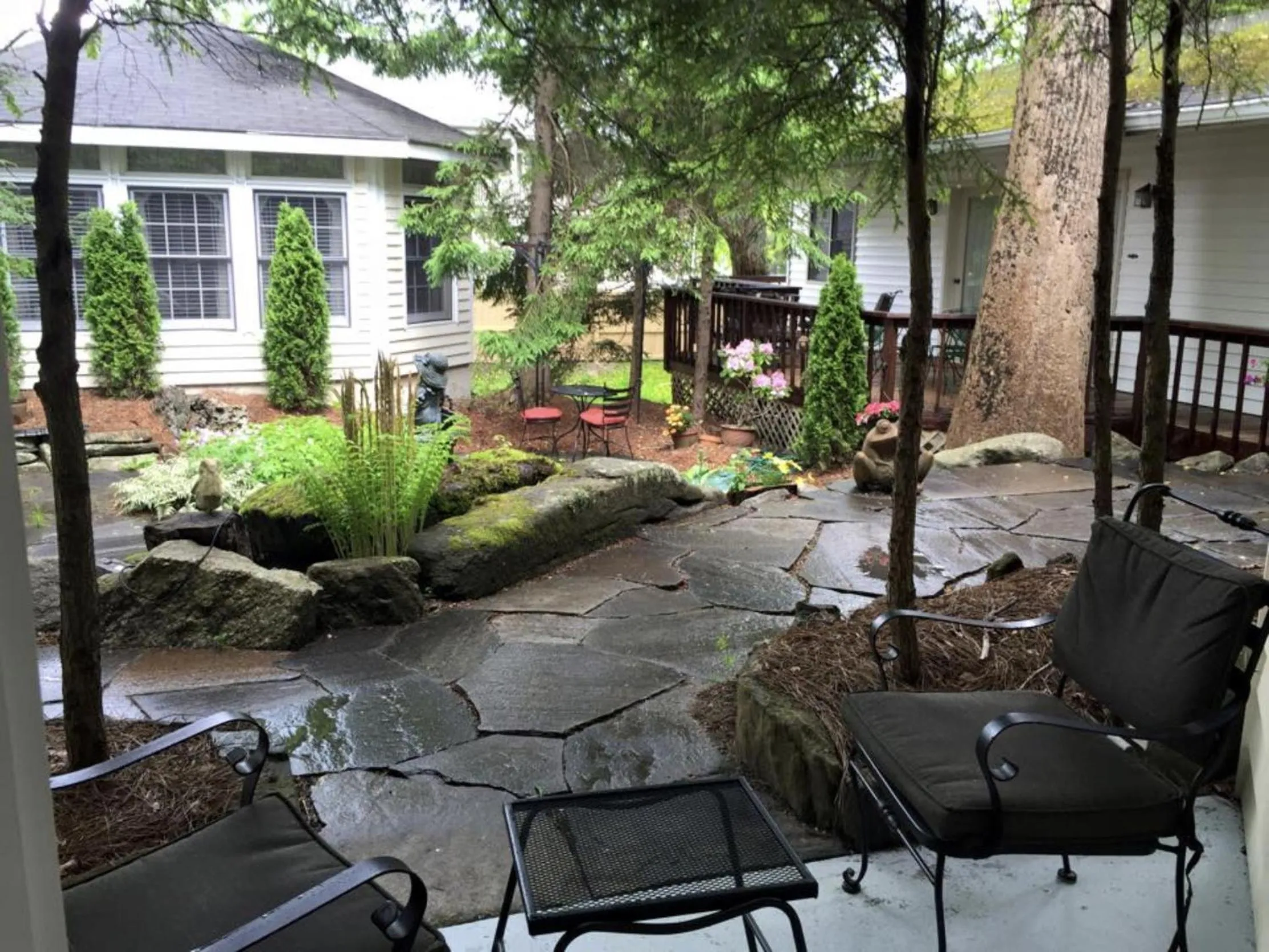 Patio in Highlands Inn