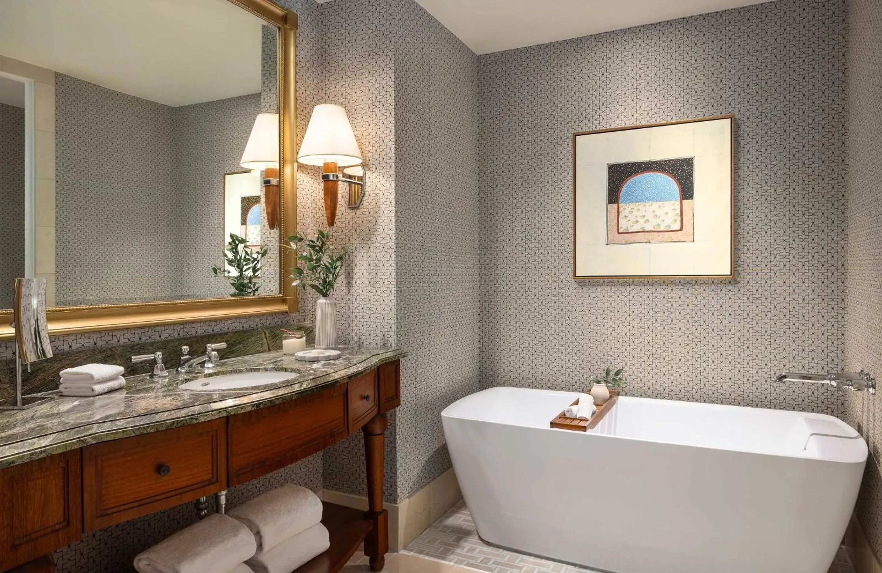 Bathroom in Mokara Hotel & Spa Bathroom in Mokara Hotel & Spa