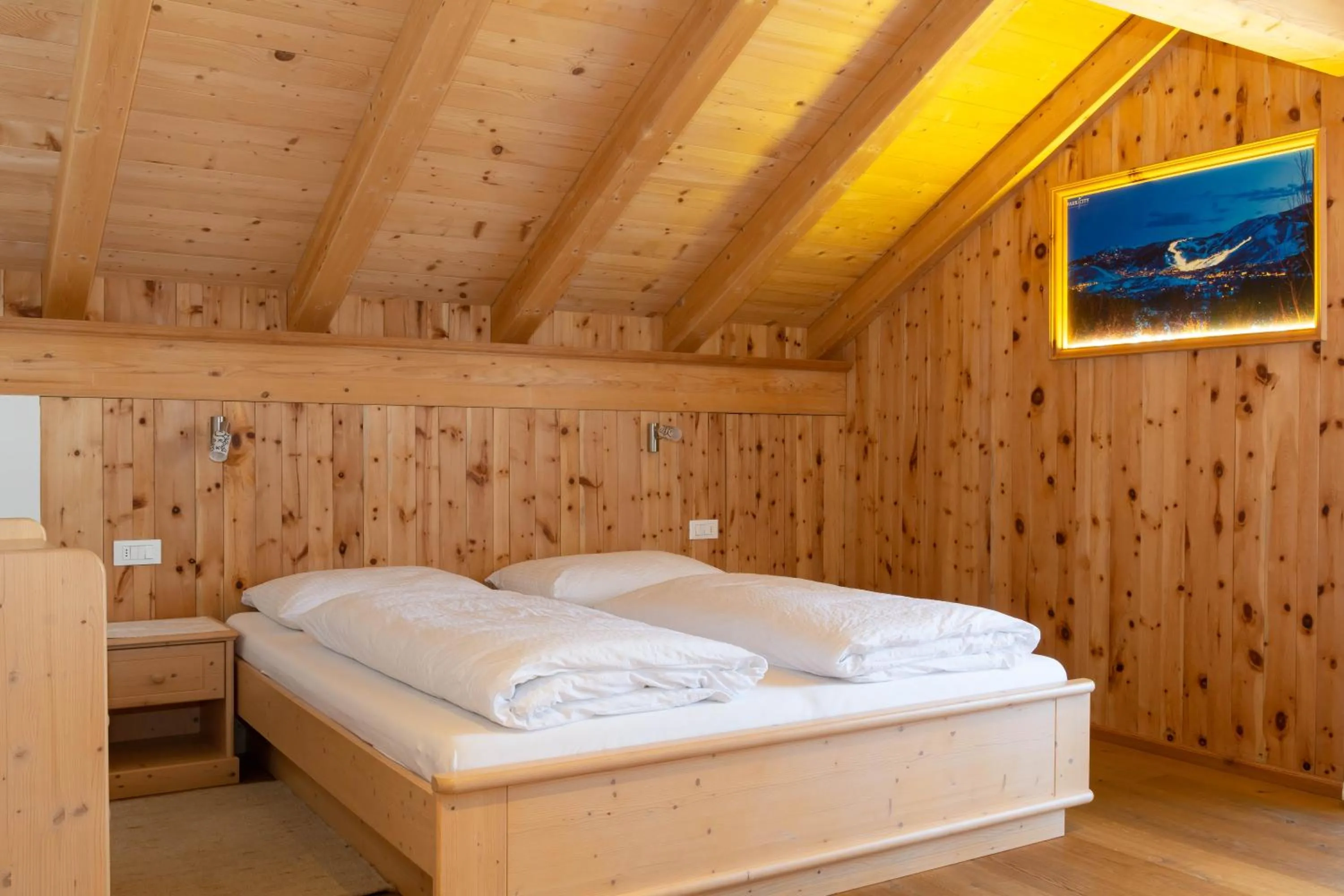 Bed in B&B Ciasa Brüscia