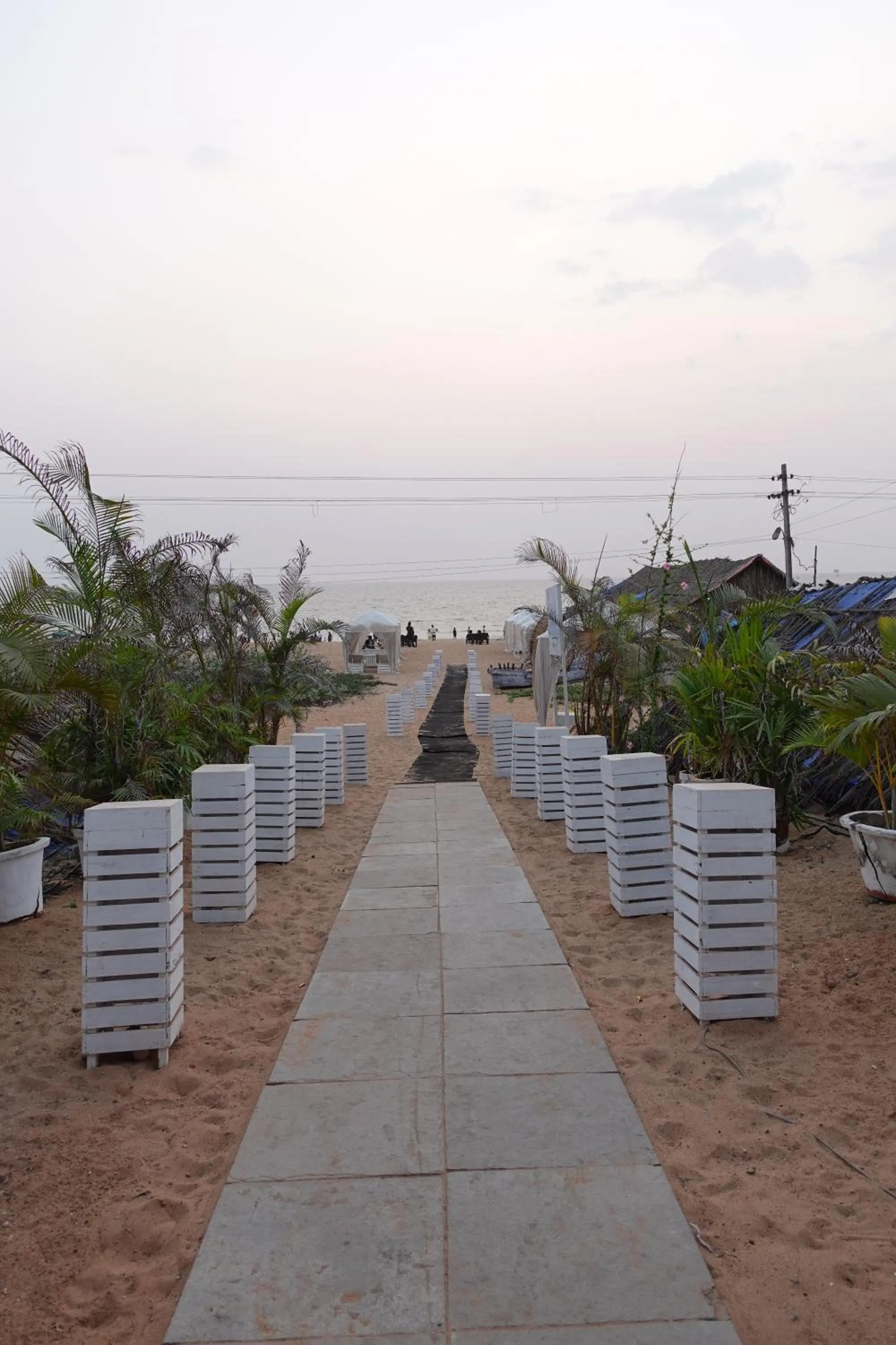 Sea view in Lillywoods Zac Beach Resort, Calangute