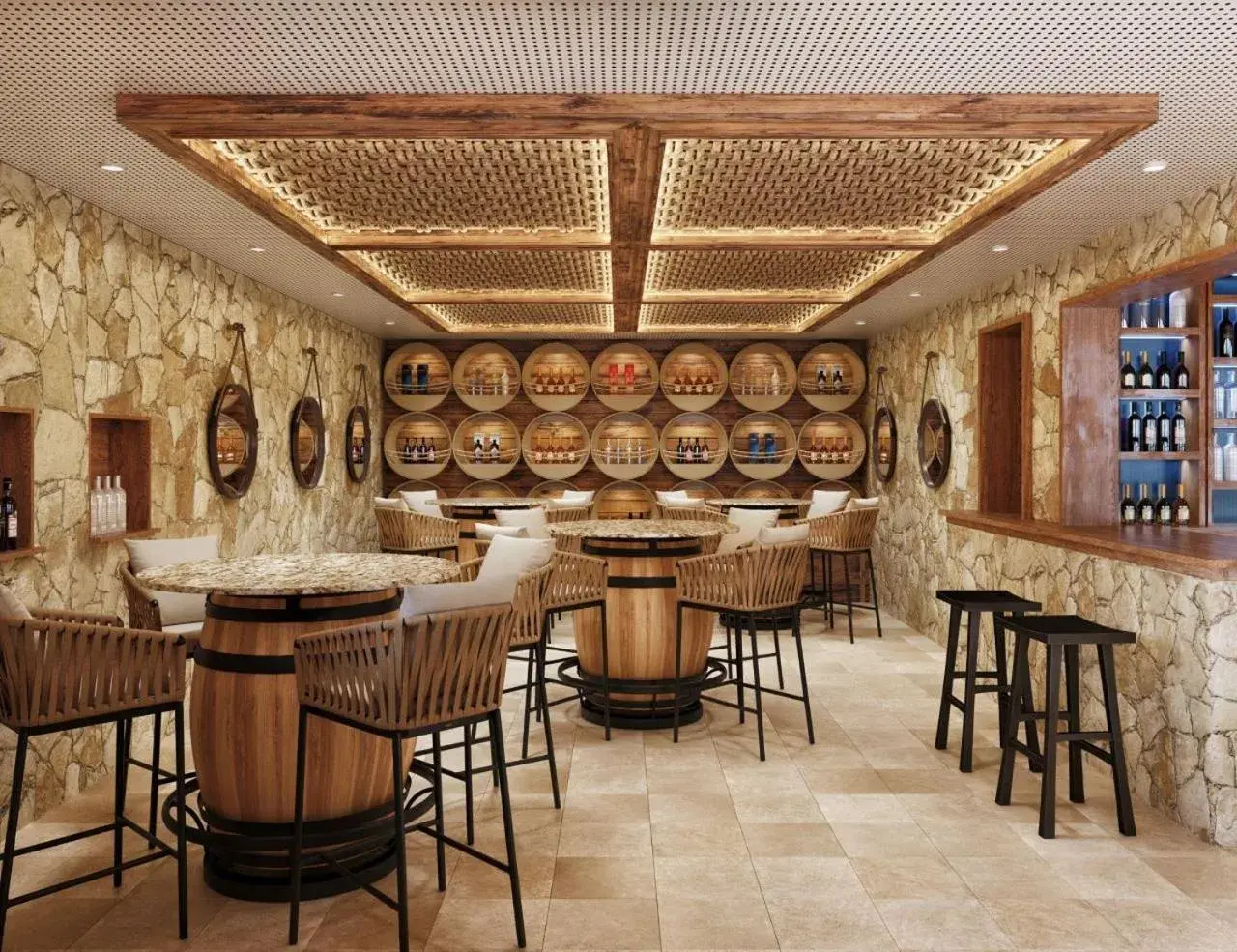 Lounge or bar in Zoetry Marigot Bay - All Inclusive Lounge or bar in Zoetry Marigot Bay - All Inclusive