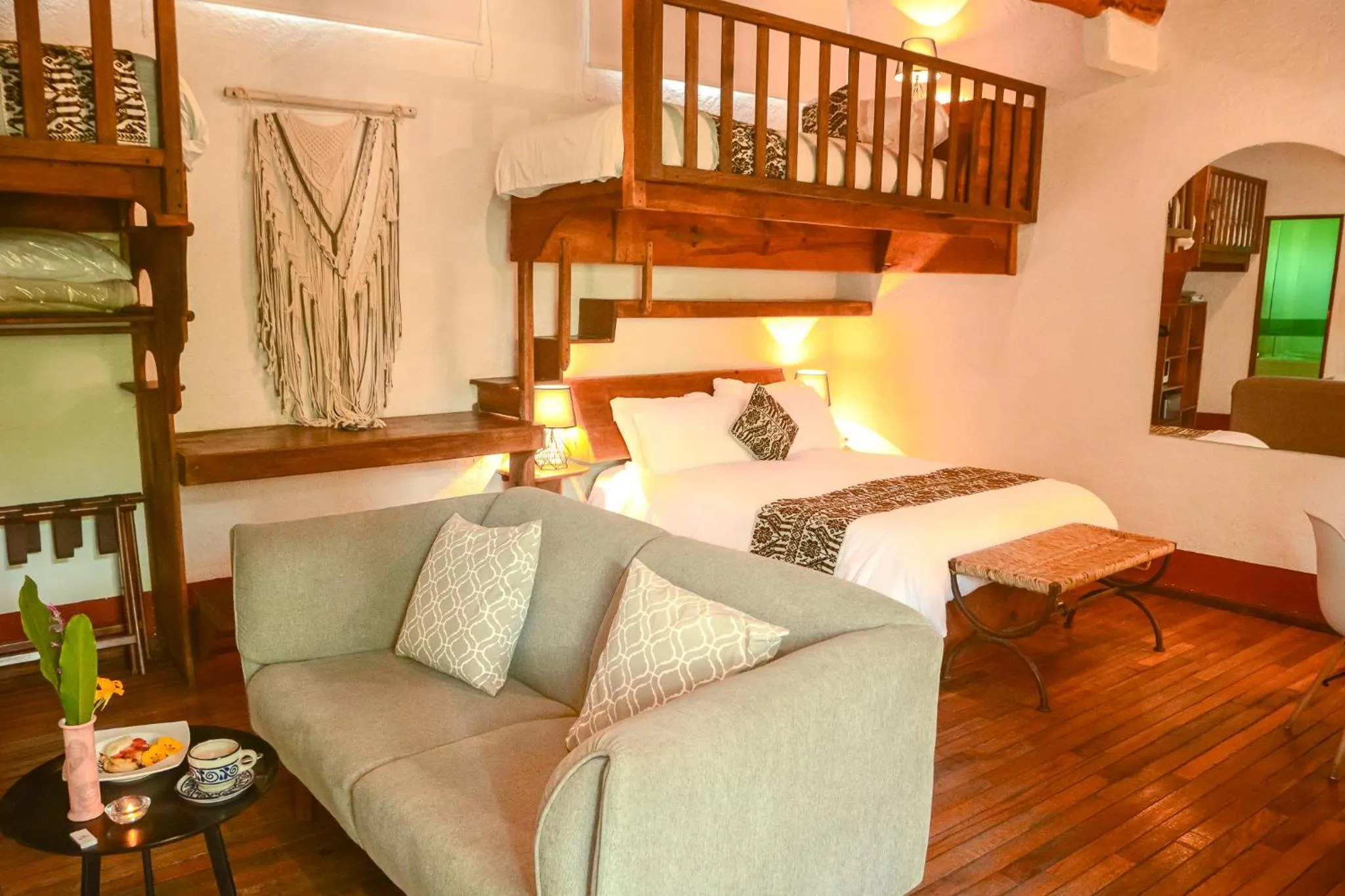 Bed in Mesón De Leyendas Breakfast & Downtown