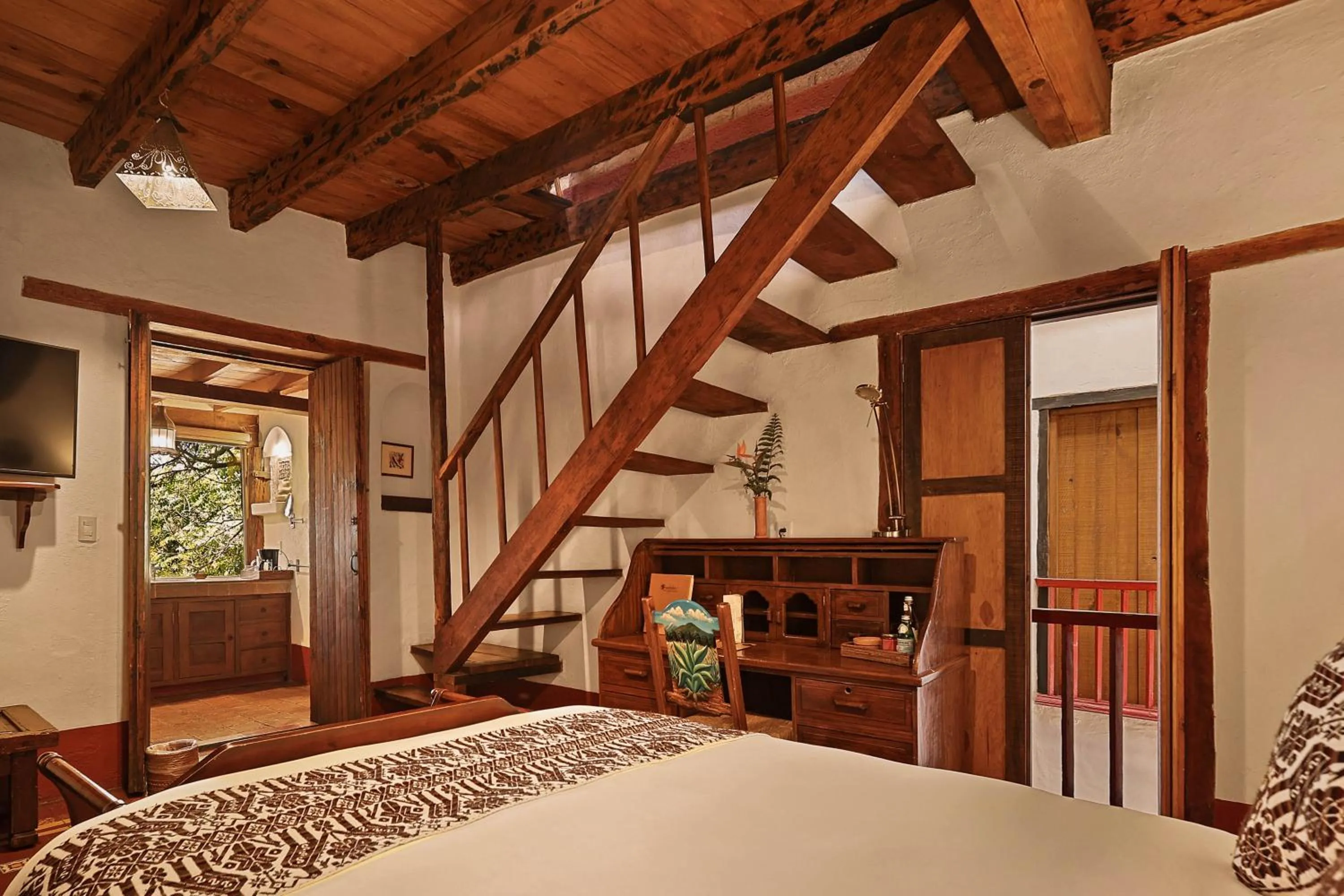 Bed in Mesón De Leyendas Breakfast & Downtown