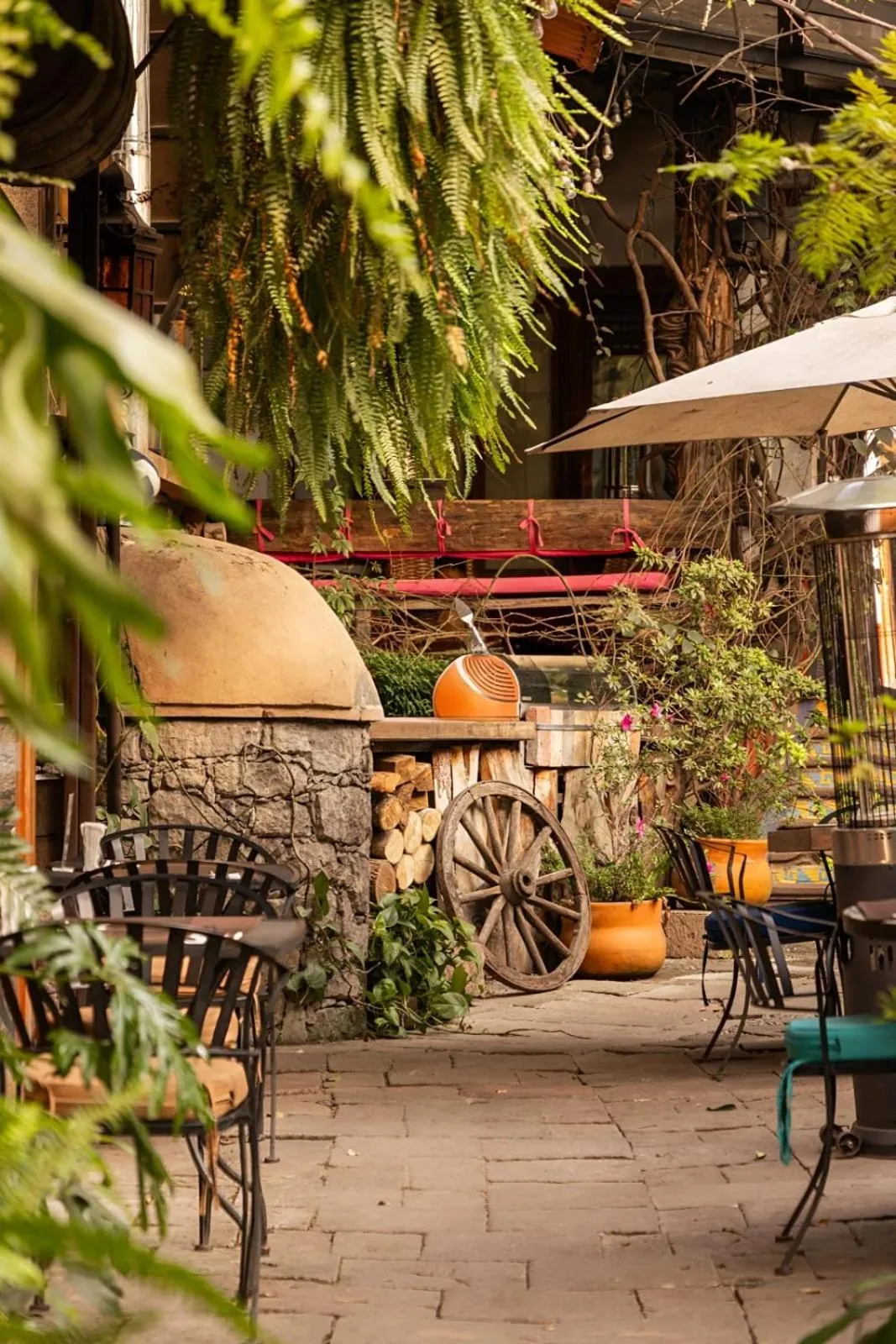 Patio in Mesón De Leyendas Breakfast & Downtown