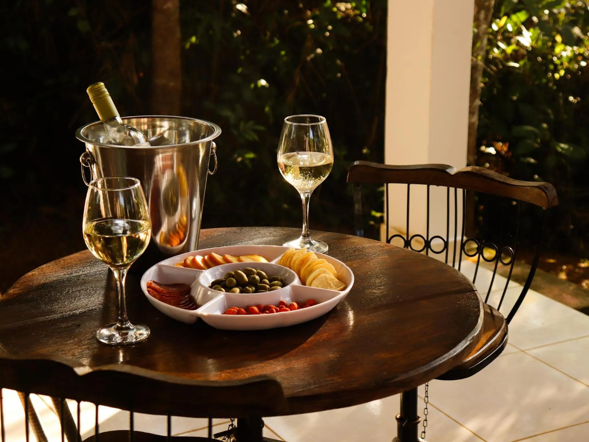 Food and drinks in Chalés Pura Vida