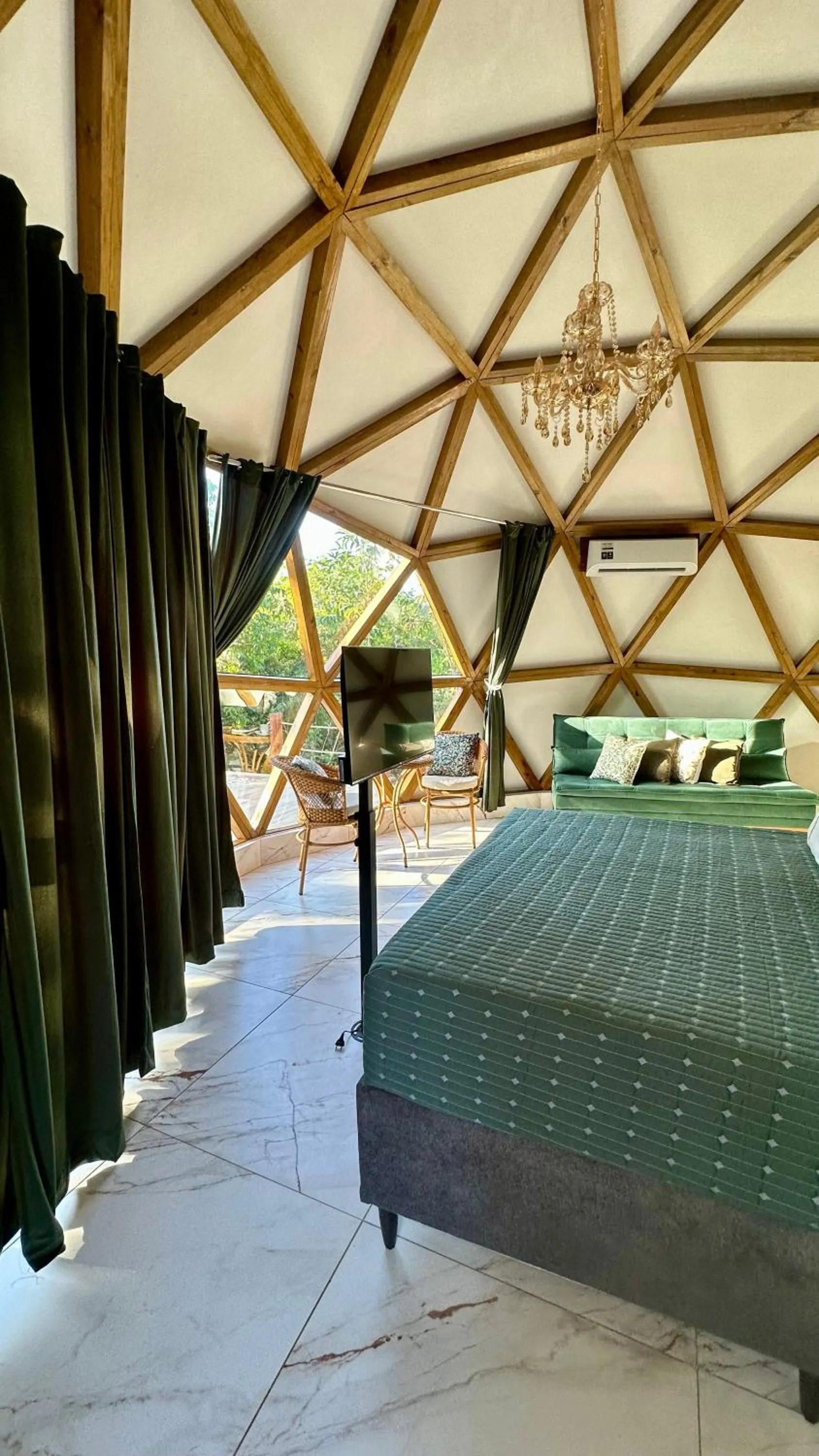 Bed in Chalés Pura Vida