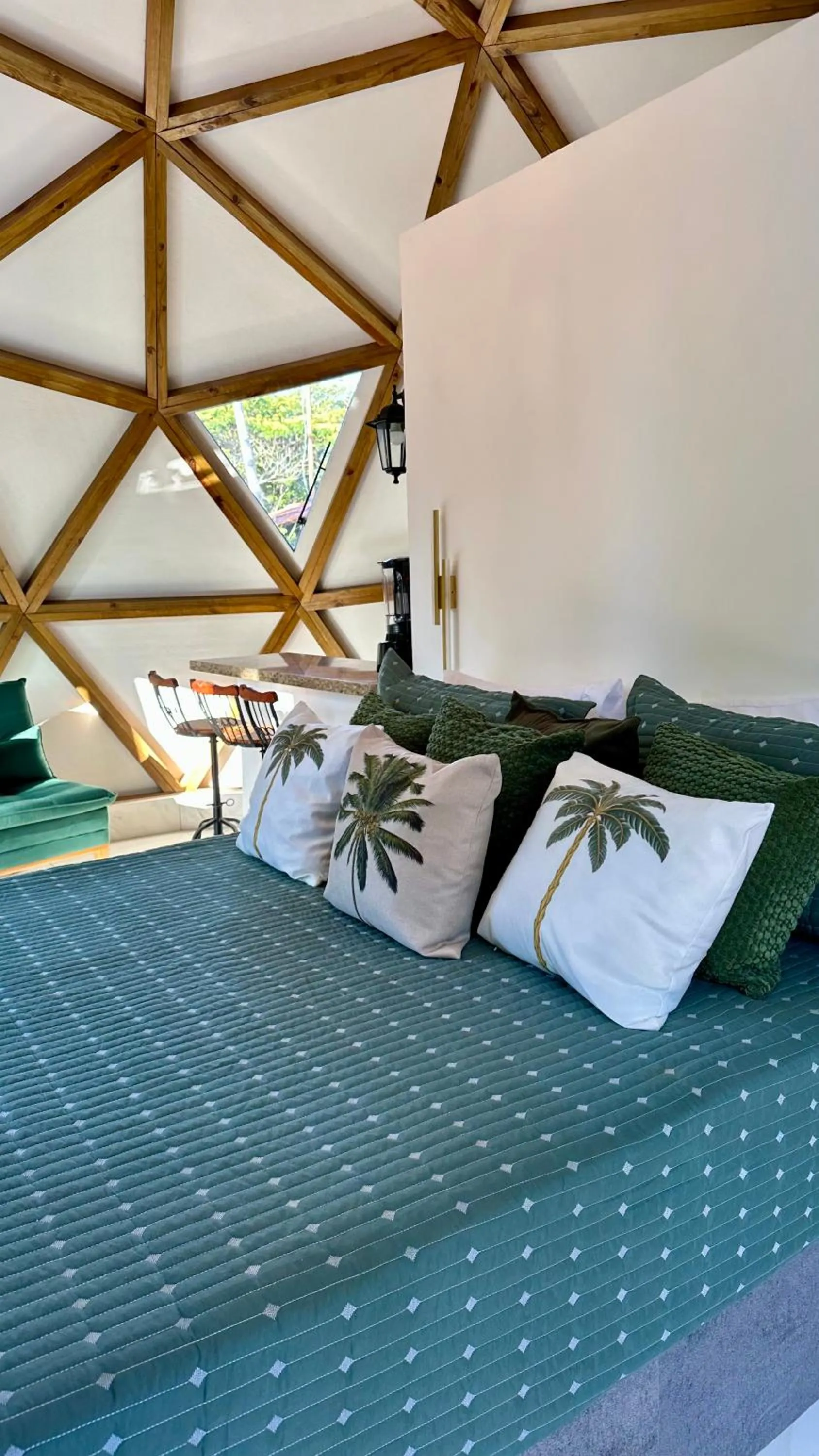 Bed in Chalés Pura Vida