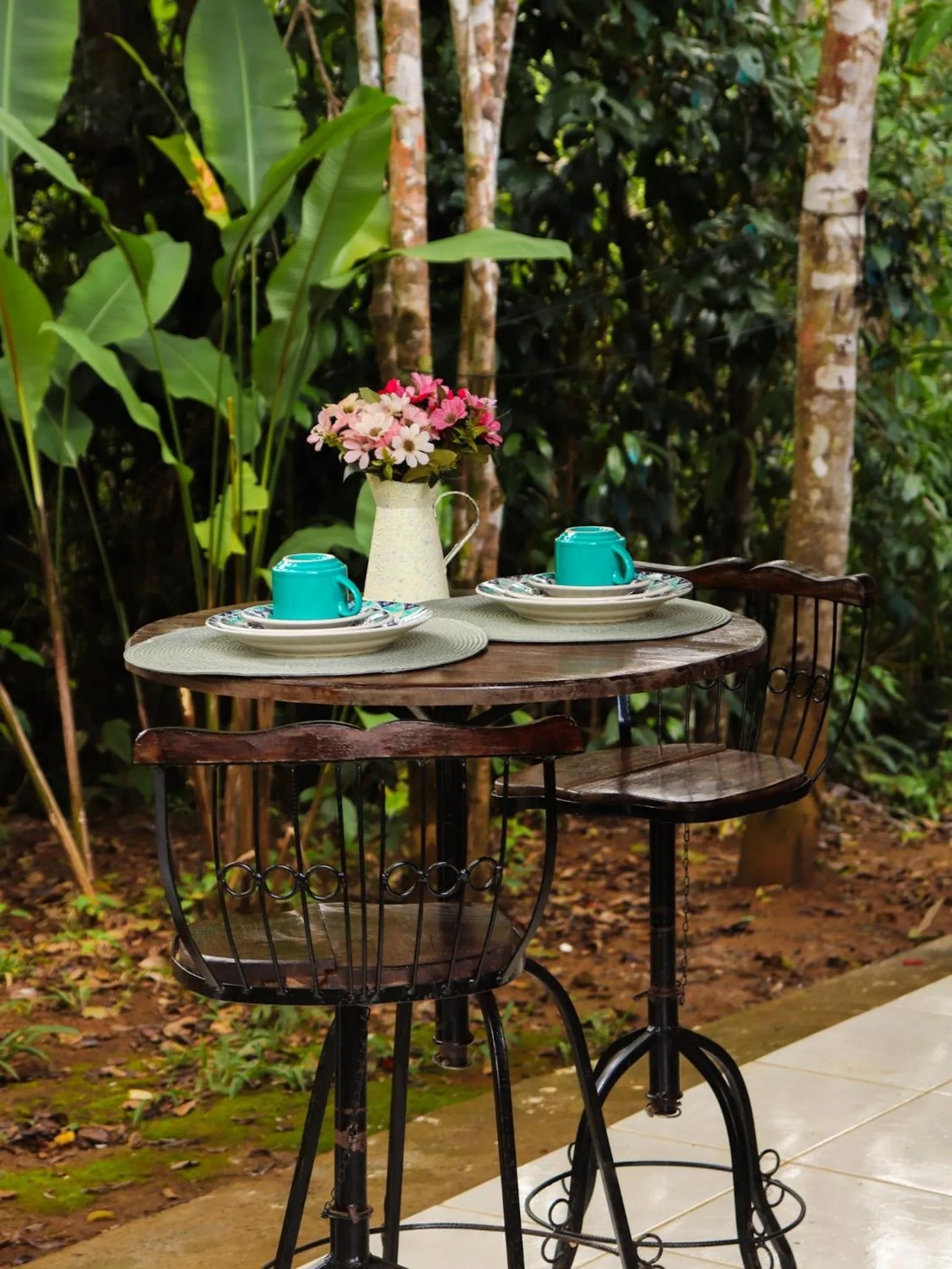 Dining area in Chalés Pura Vida