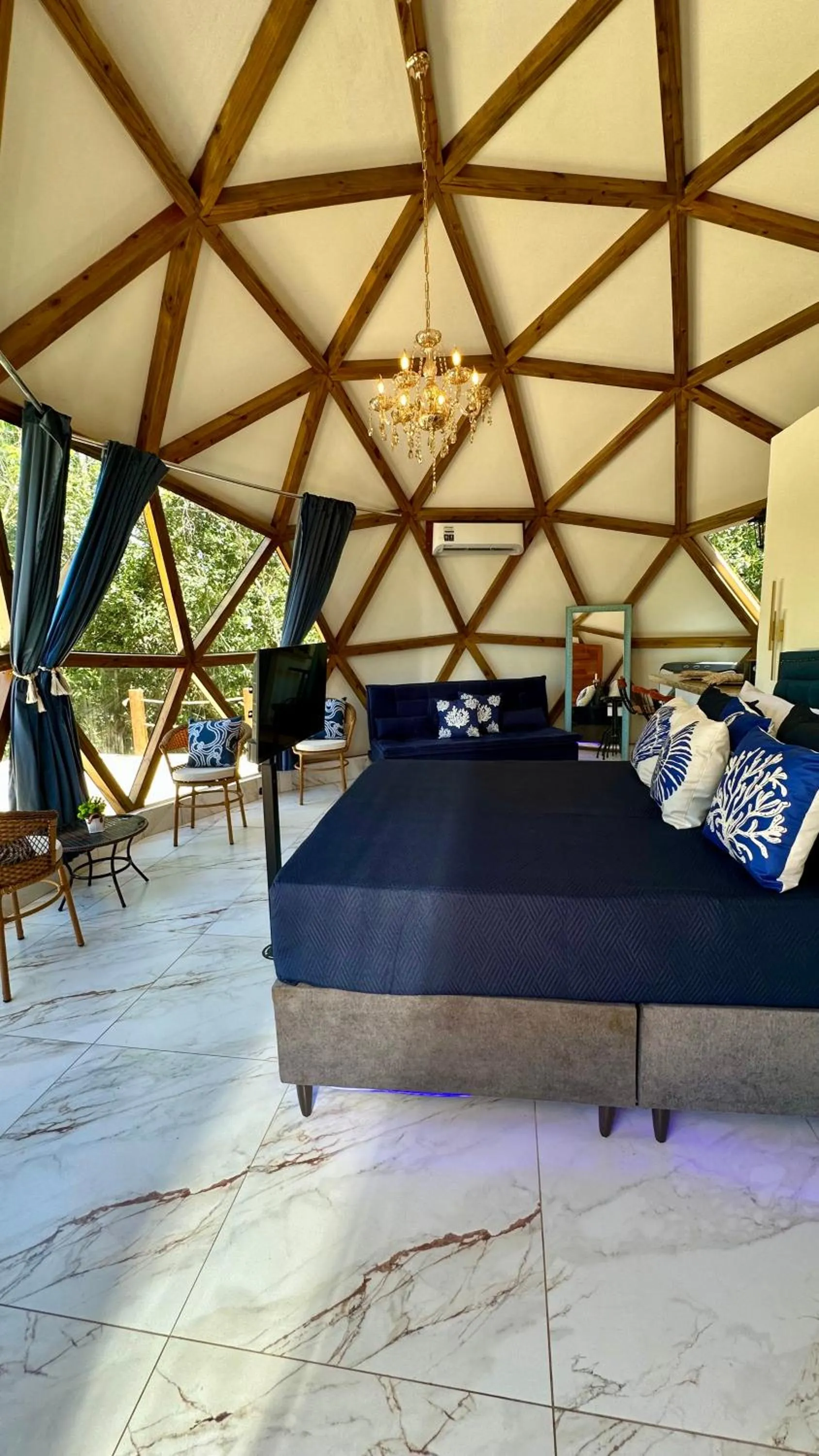 Bed in Chalés Pura Vida