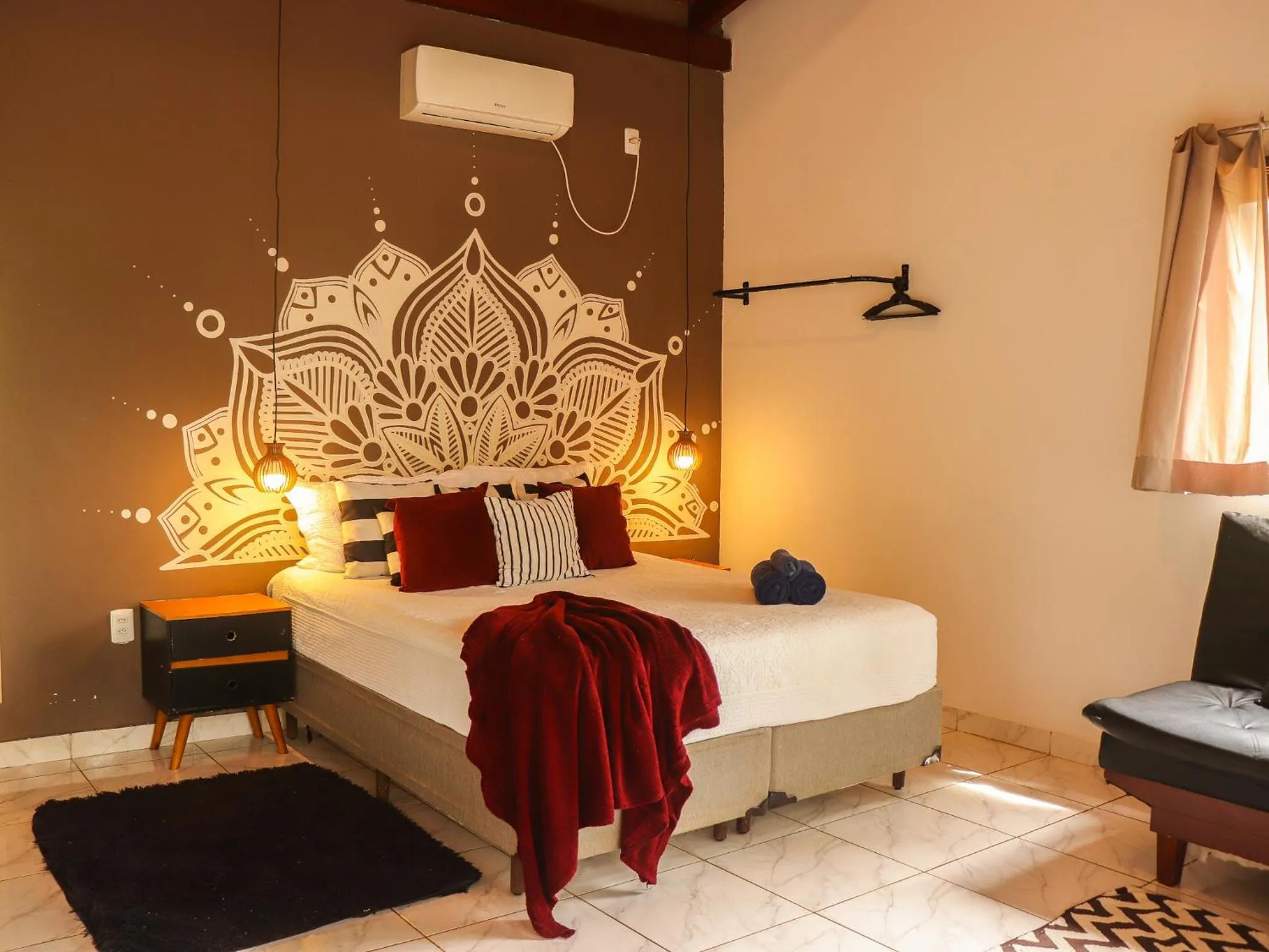 Photo of the whole room, Bed in Chalés Pura Vida