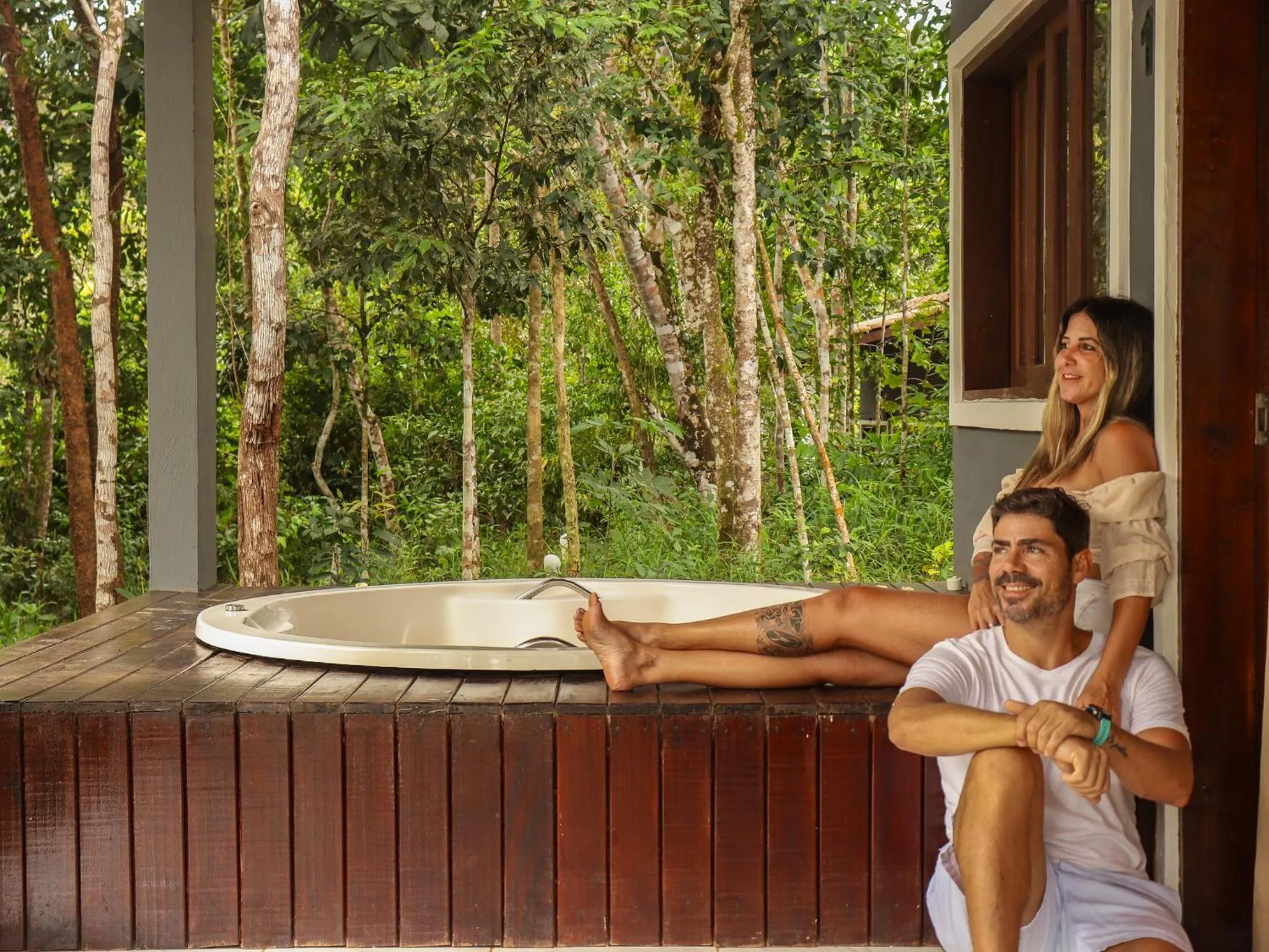 Hot Tub in Chalés Pura Vida