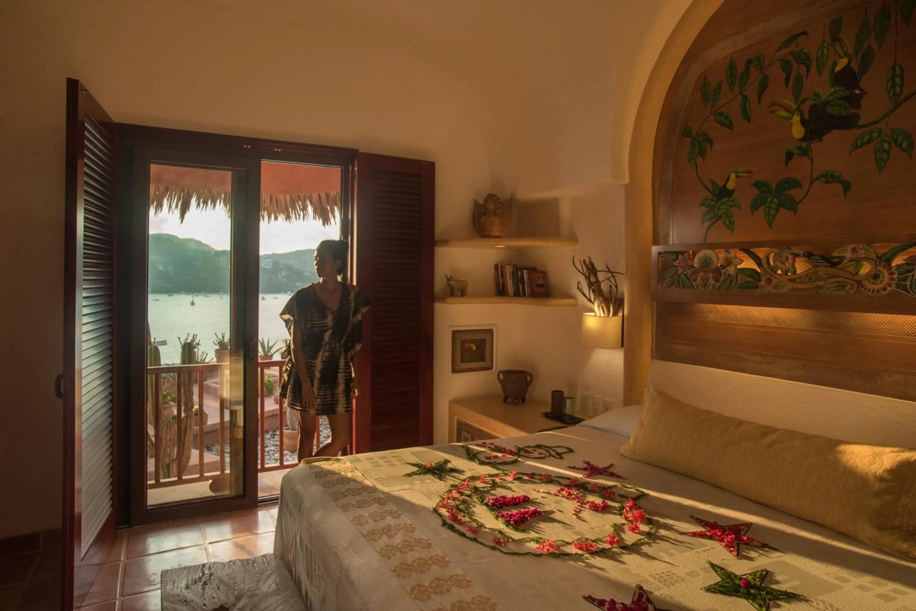 Photo of the whole room, Bed in La Casa Que Canta