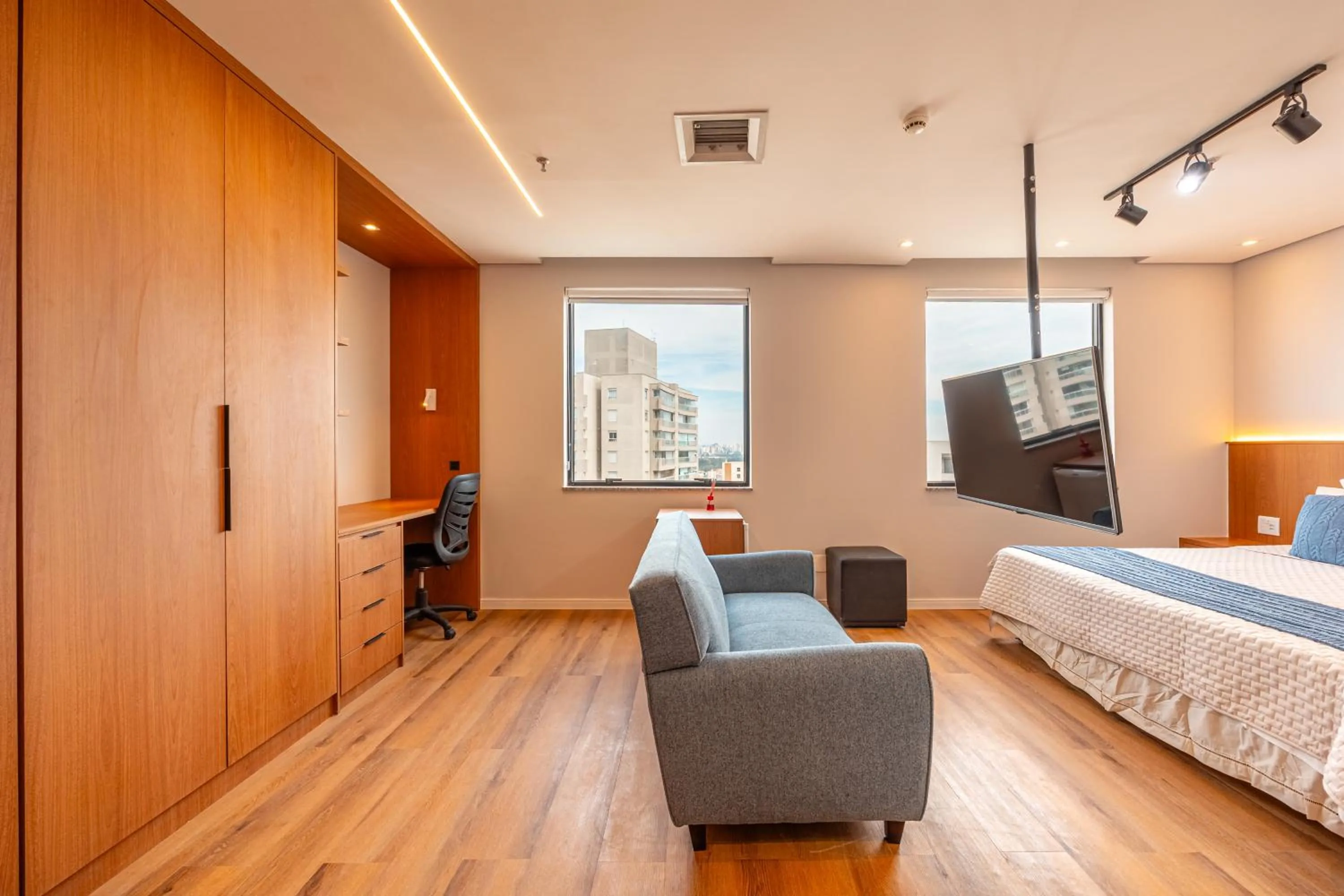 Bed in Hospedez - Flat Osasco Trade Center