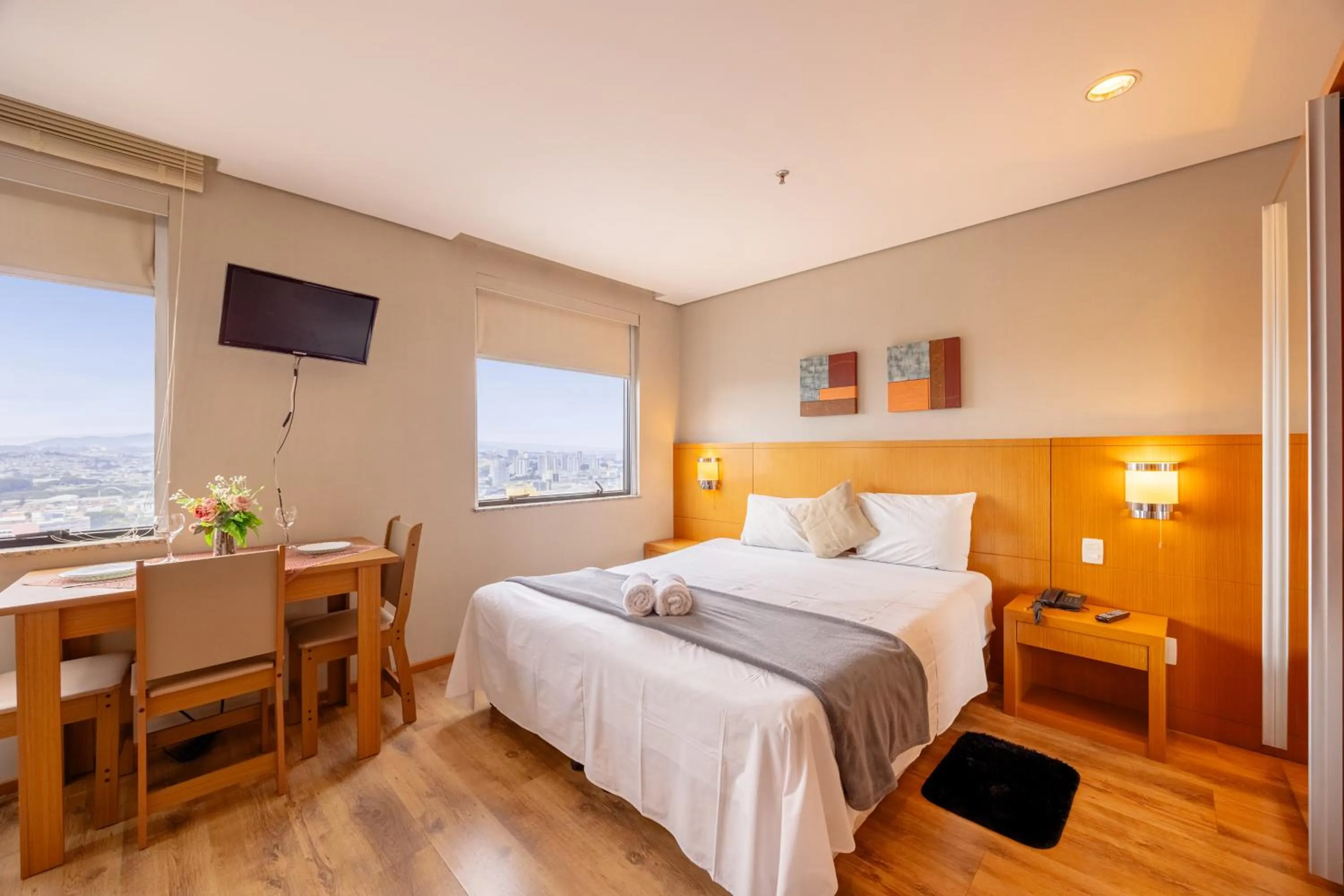 Bed in Hospedez - Flat Osasco Trade Center