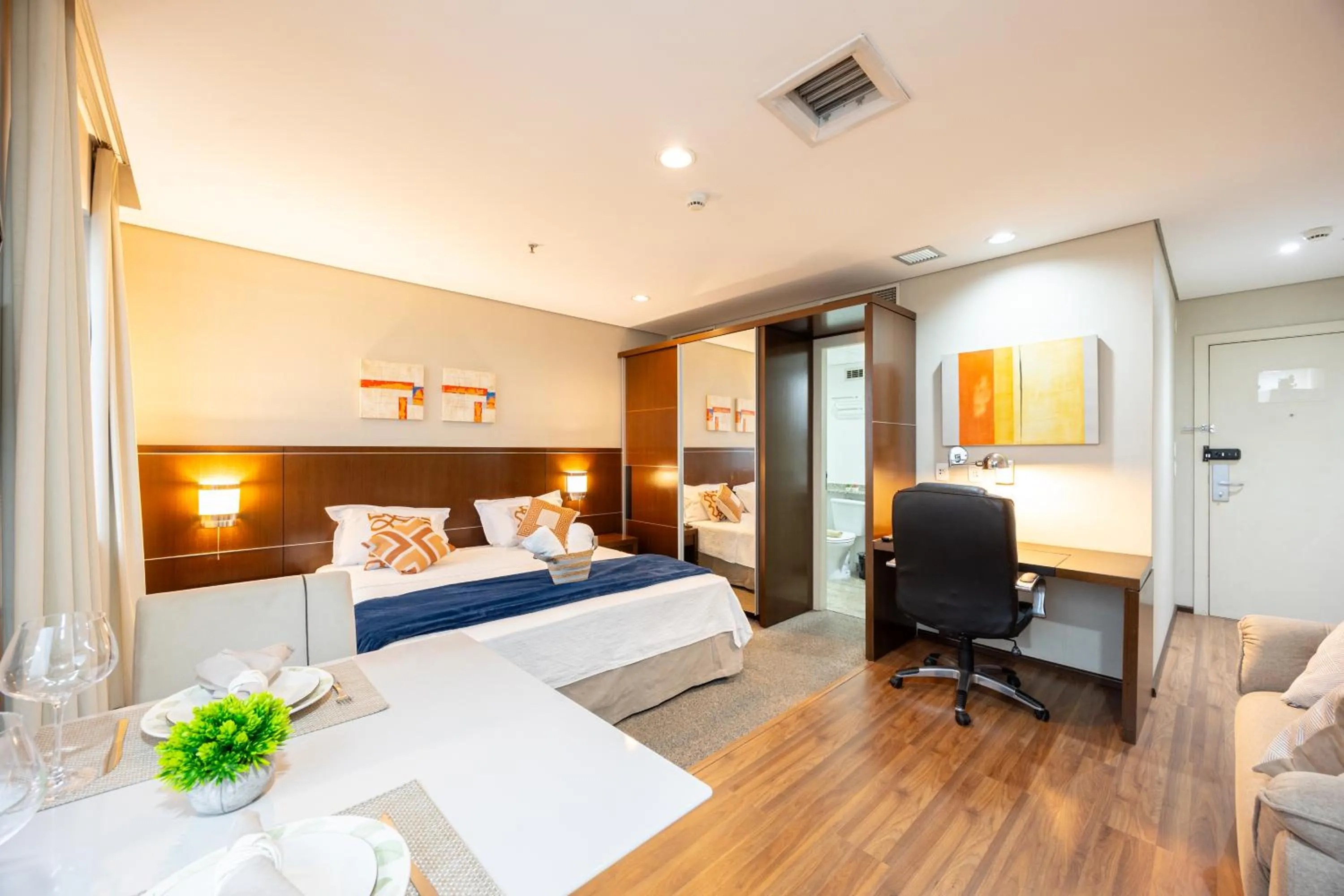 Bed in Hospedez - Flat Osasco Trade Center