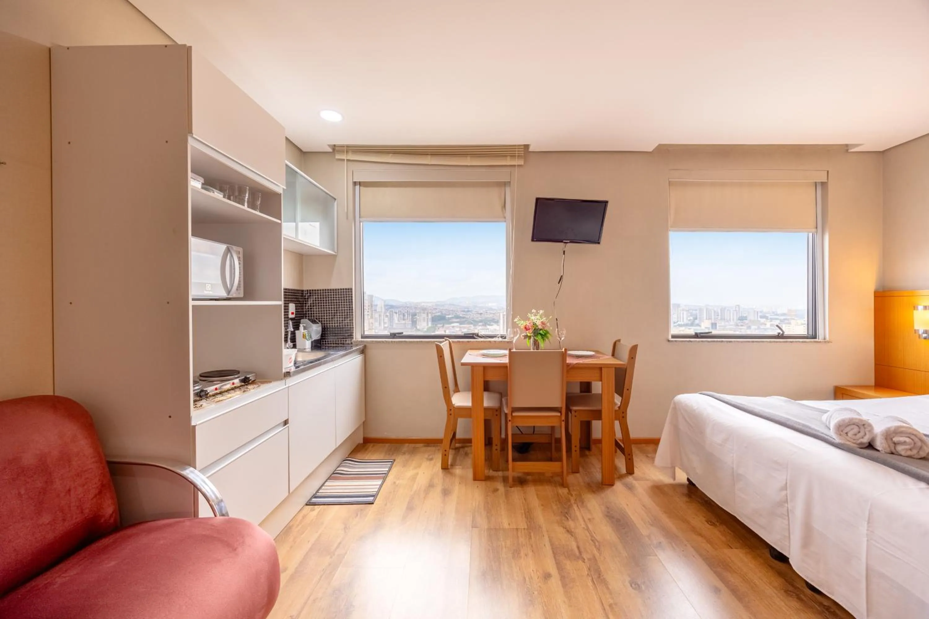 Bed in Hospedez - Flat Osasco Trade Center