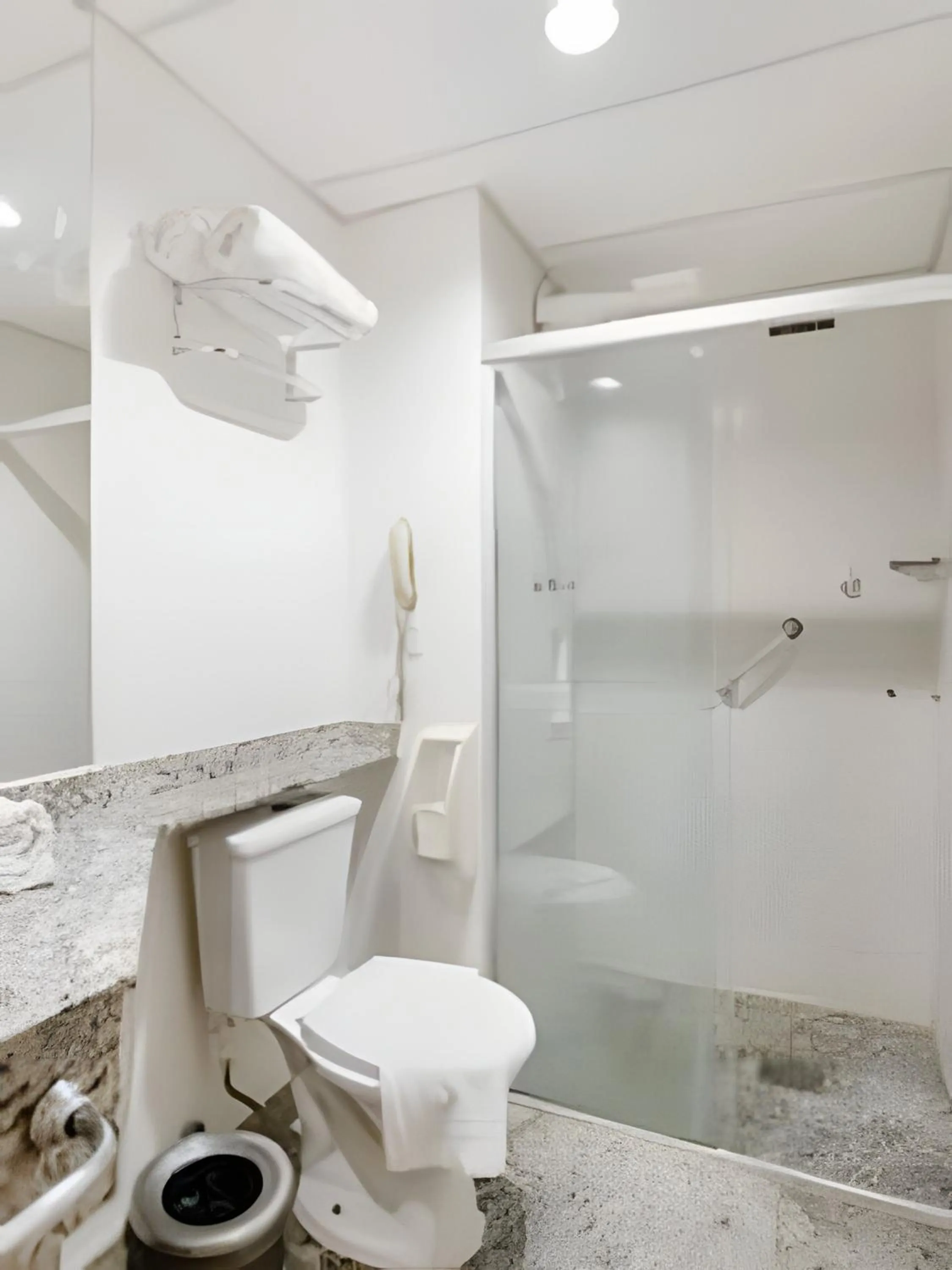 Toilet in Hospedez - Flat Osasco Trade Center