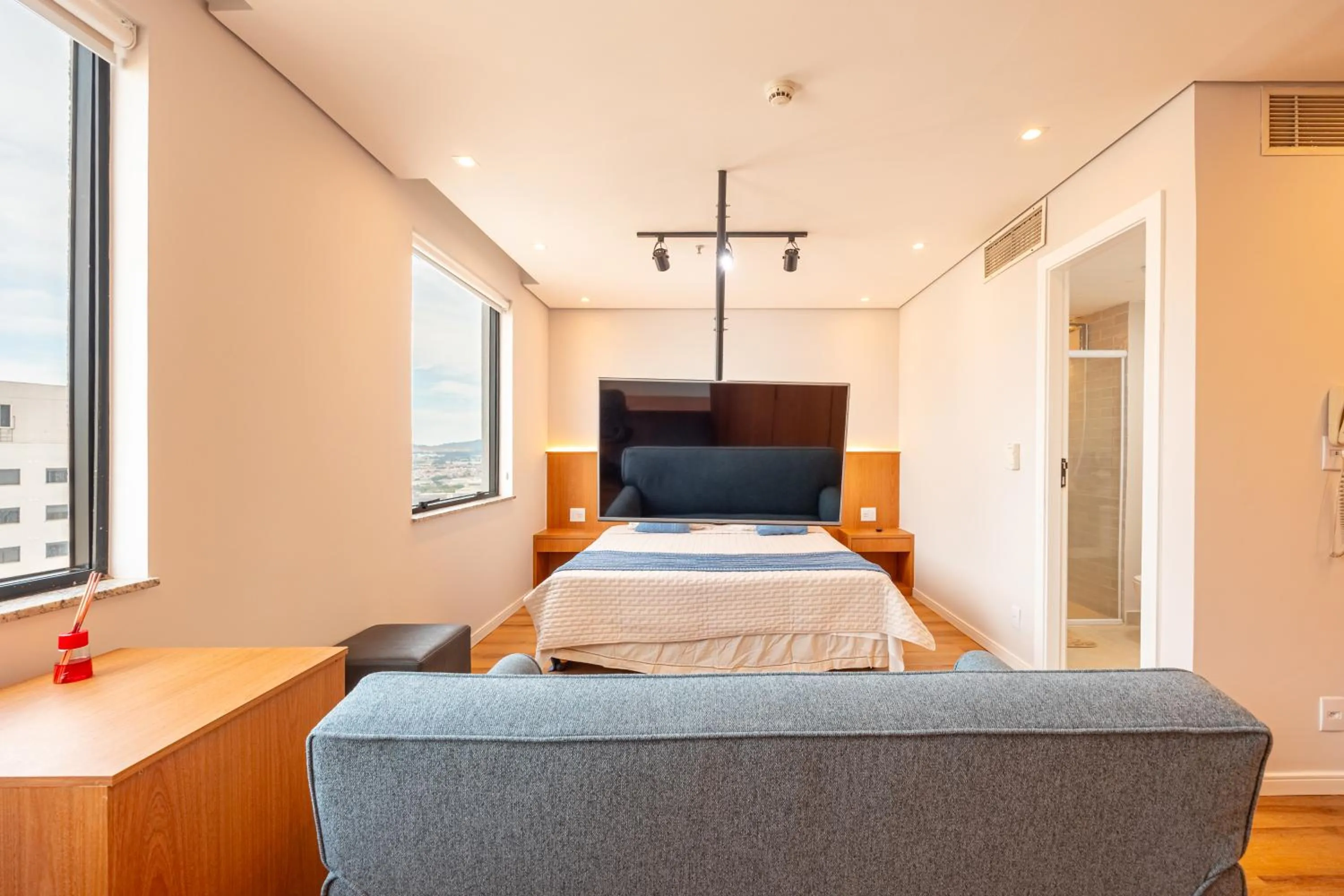 Bed in Hospedez - Flat Osasco Trade Center