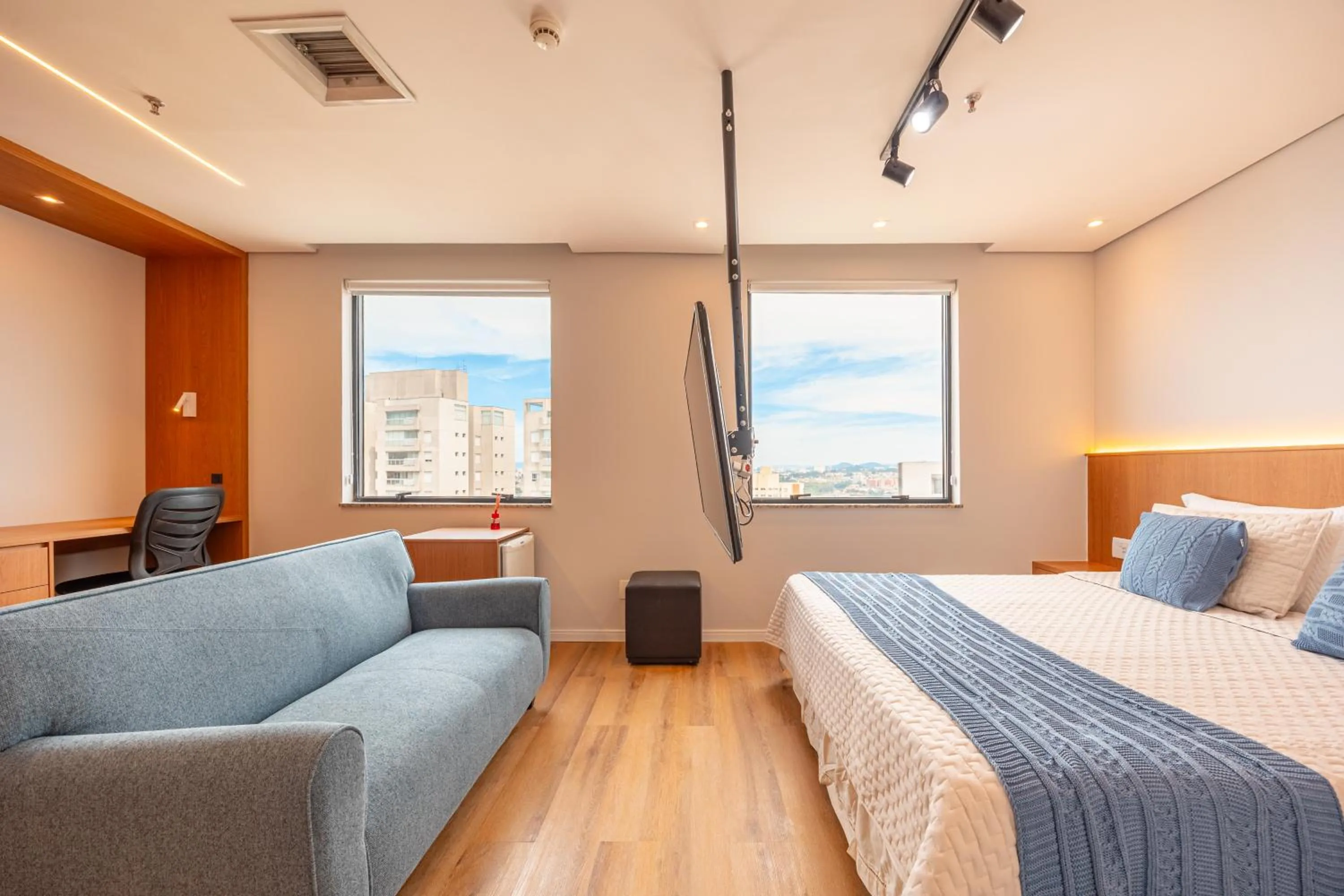 Bed in Hospedez - Flat Osasco Trade Center