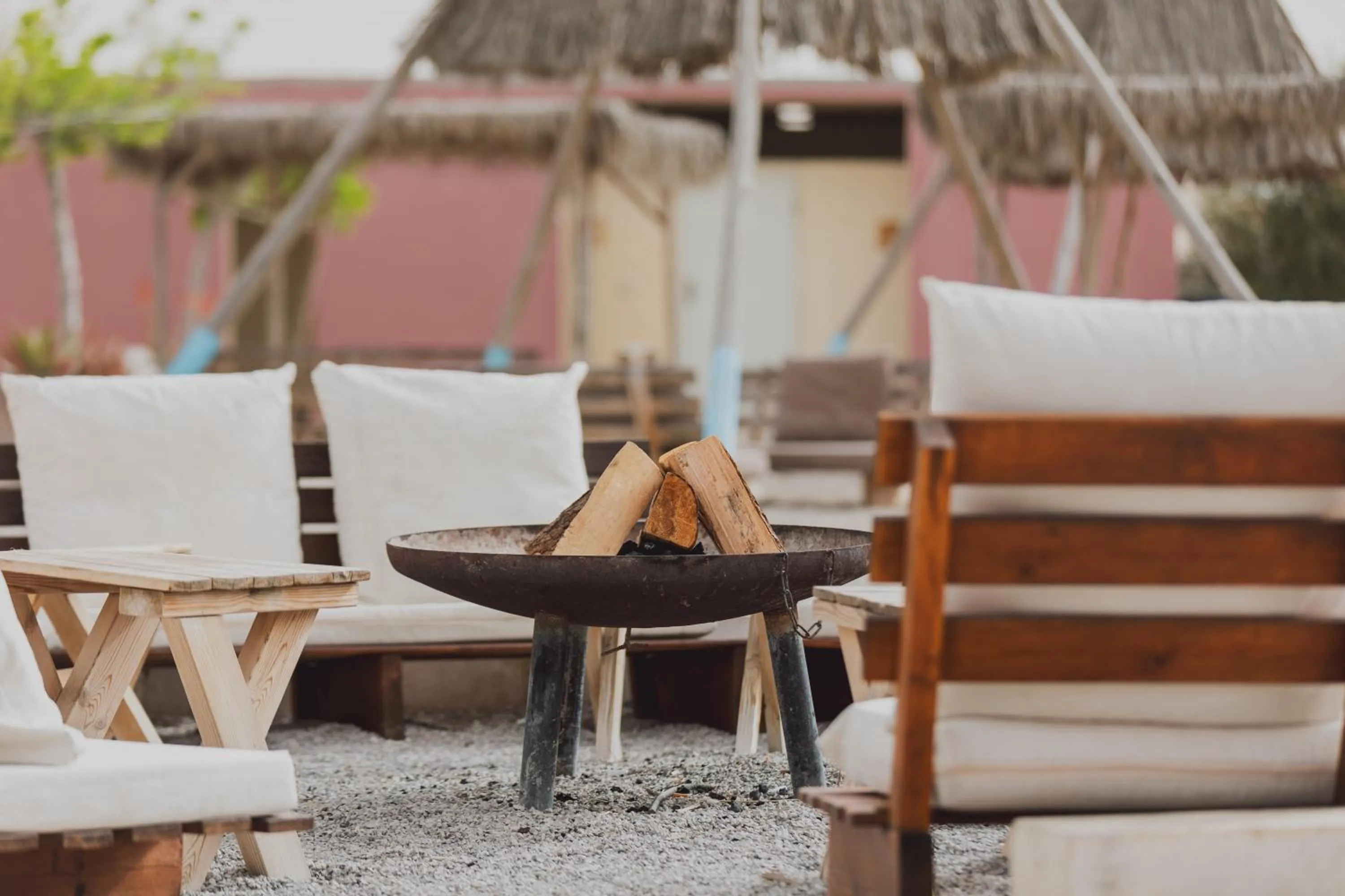 Seating area in Jacob Mitzpe Ramon