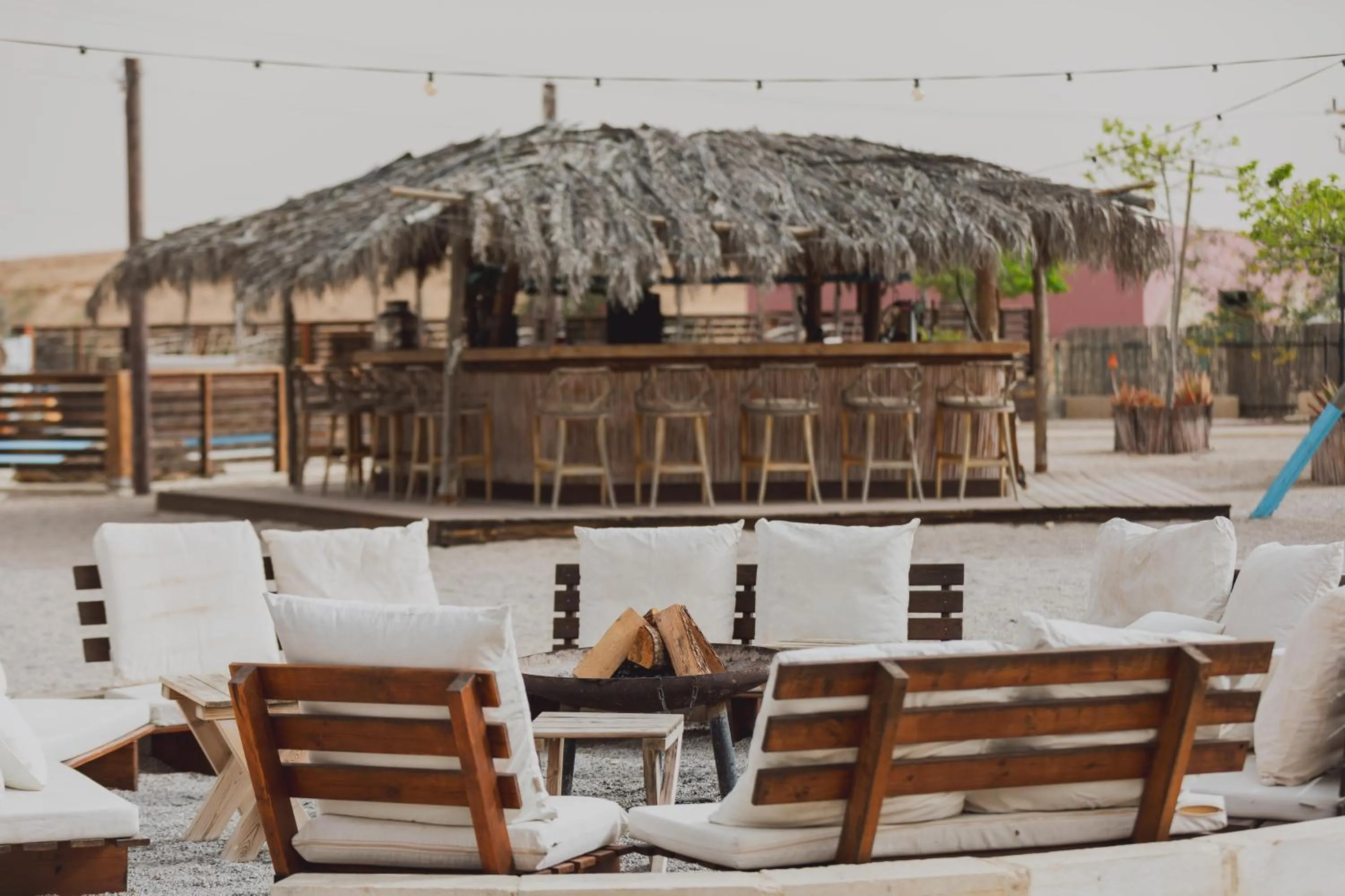 Seating area in Jacob Mitzpe Ramon