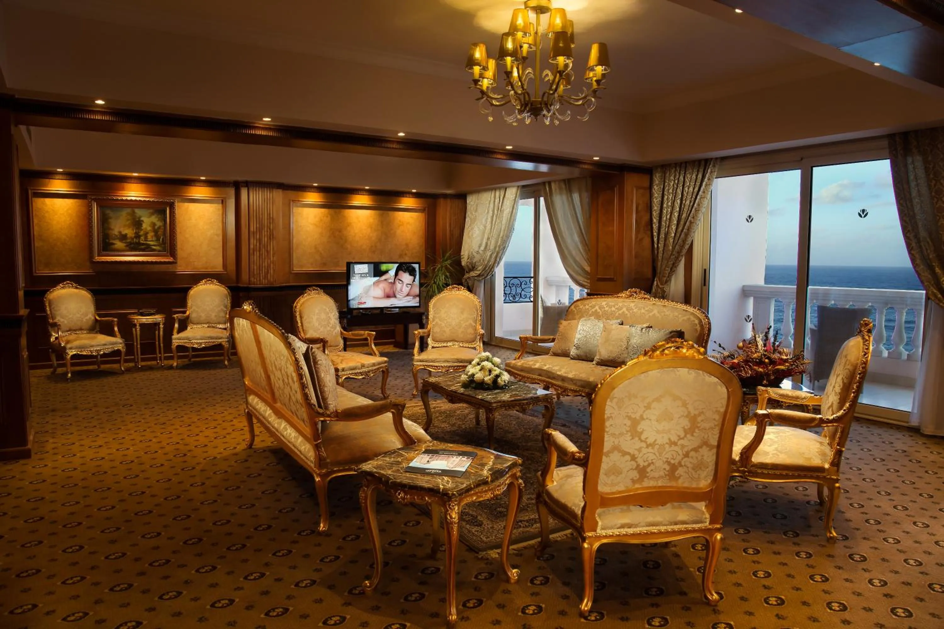 Living room in Tolip Hotel Alexandria