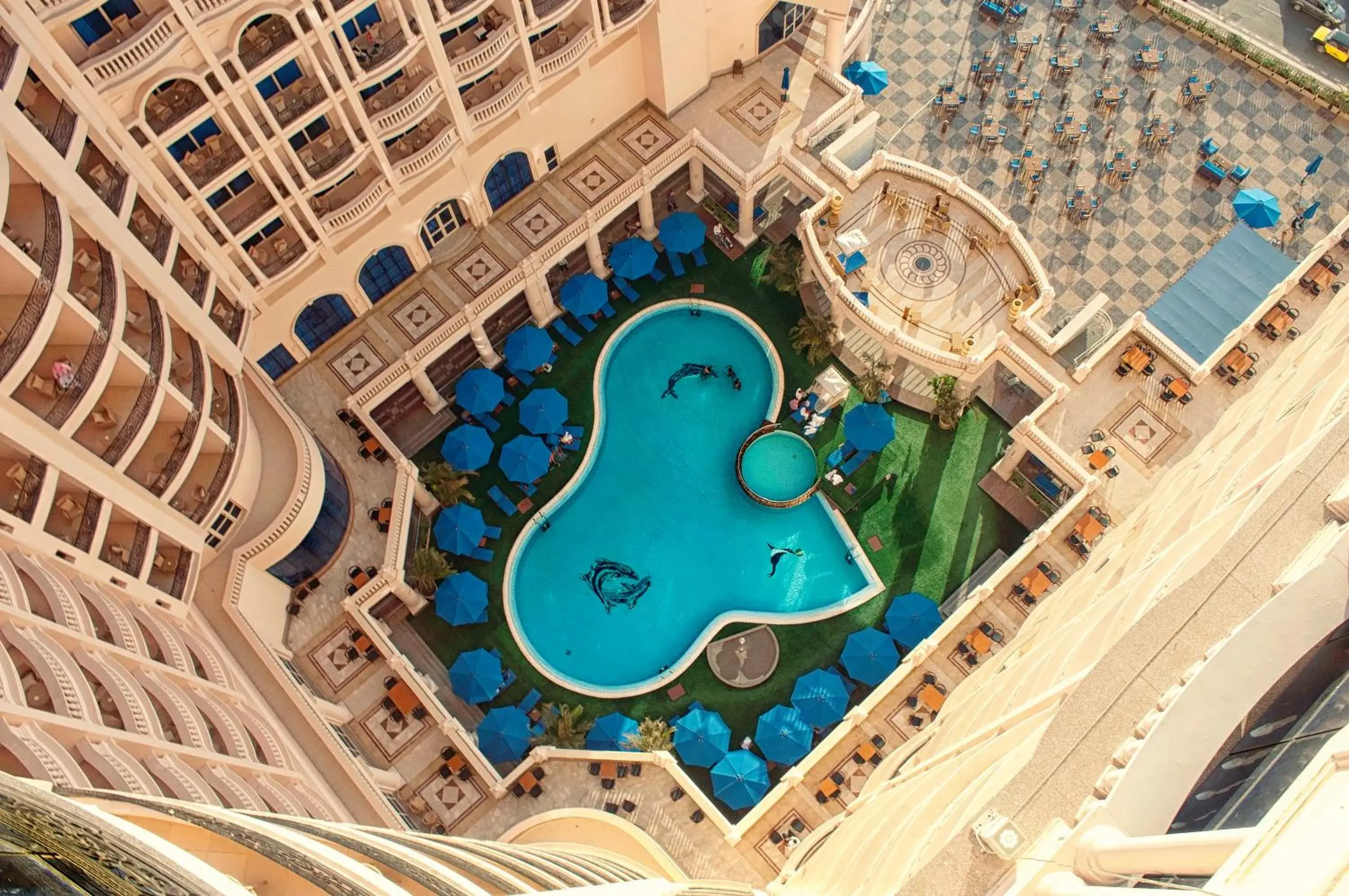 Swimming pool in Tolip Hotel Alexandria Swimming pool in Tolip Hotel Alexandria