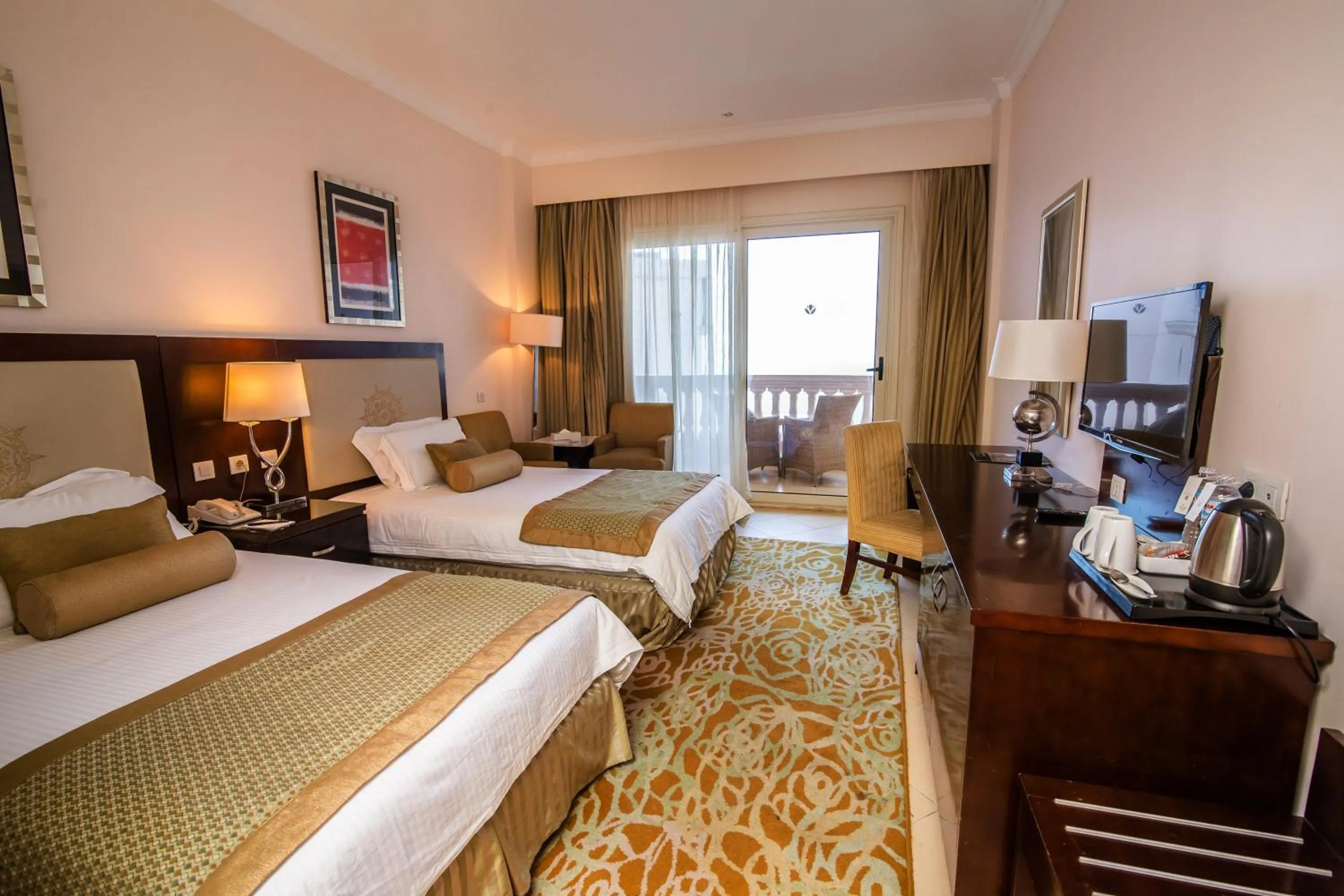 TV and multimedia, Bed in Tolip Hotel Alexandria