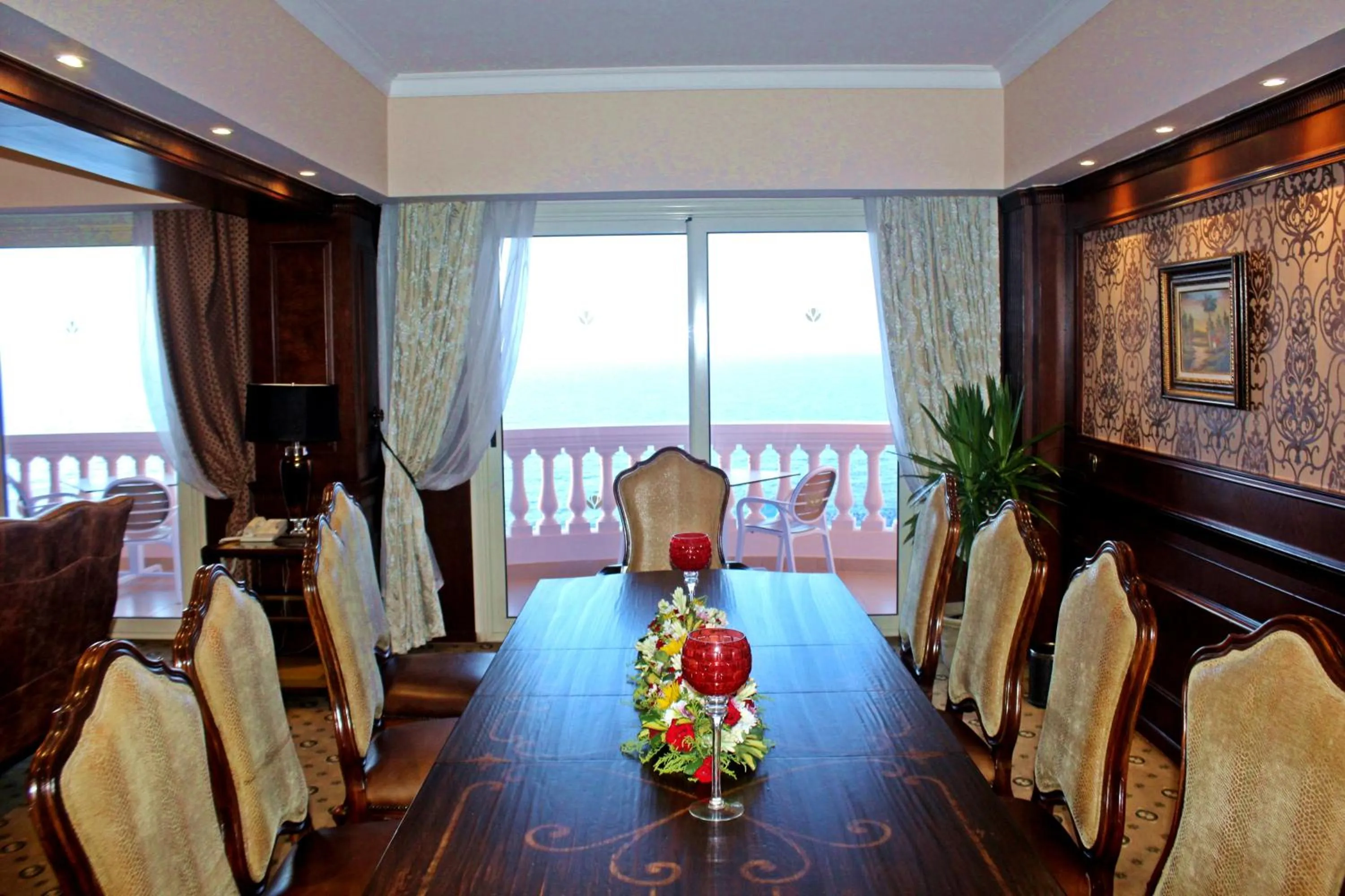 Dining area in Tolip Hotel Alexandria