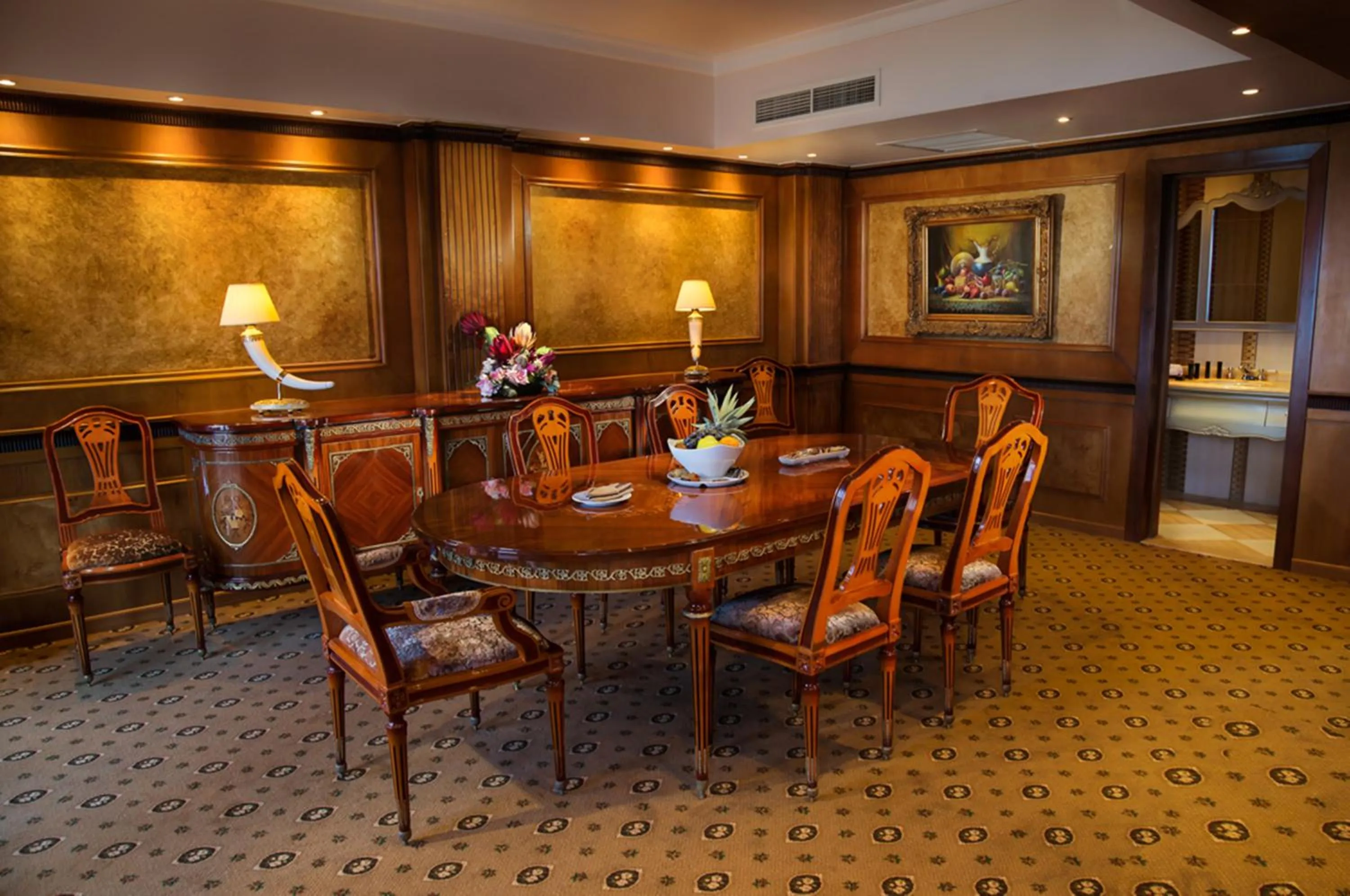 Dining area in Tolip Hotel Alexandria