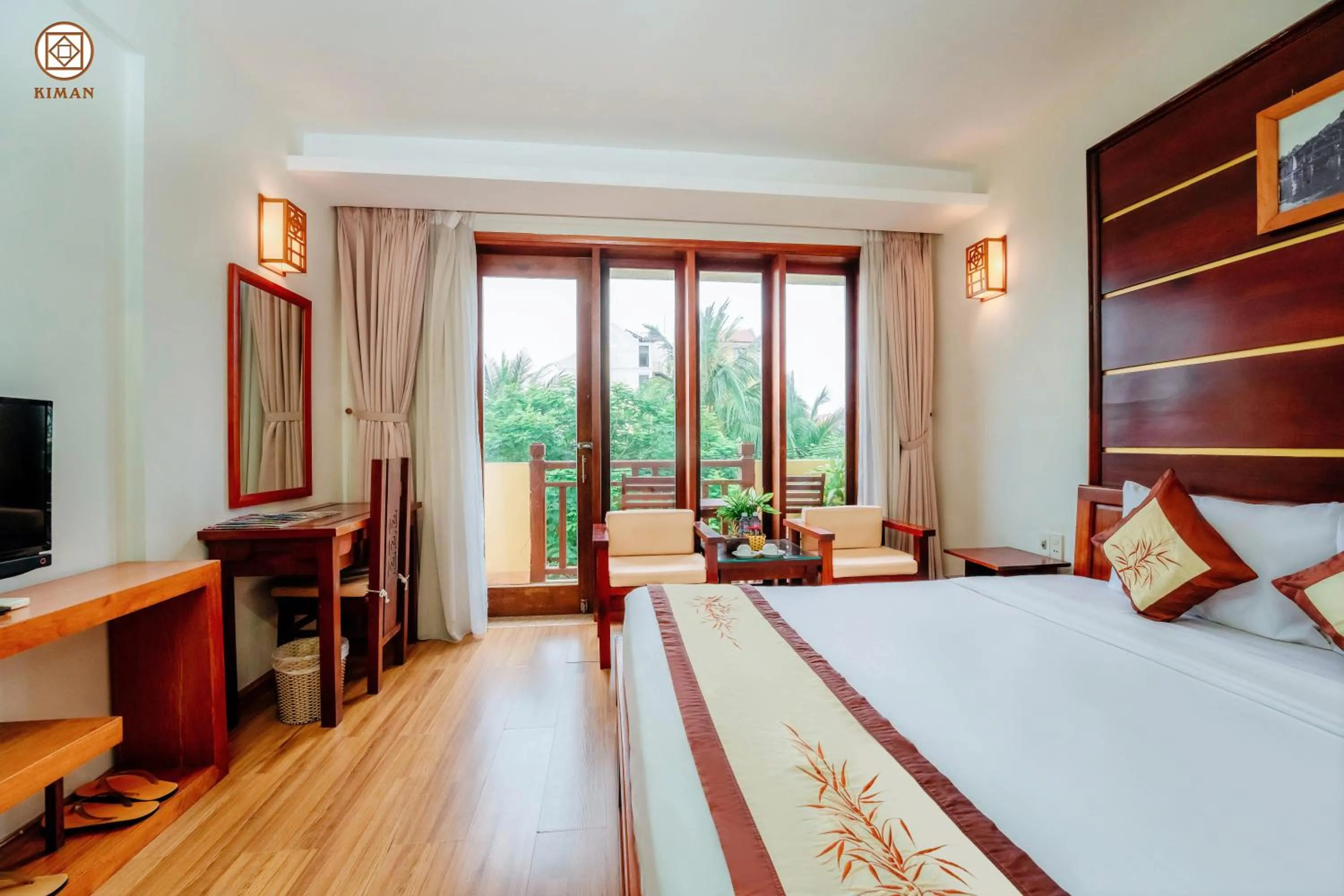 Bedroom, Bed in Kiman Hoi An Hotel