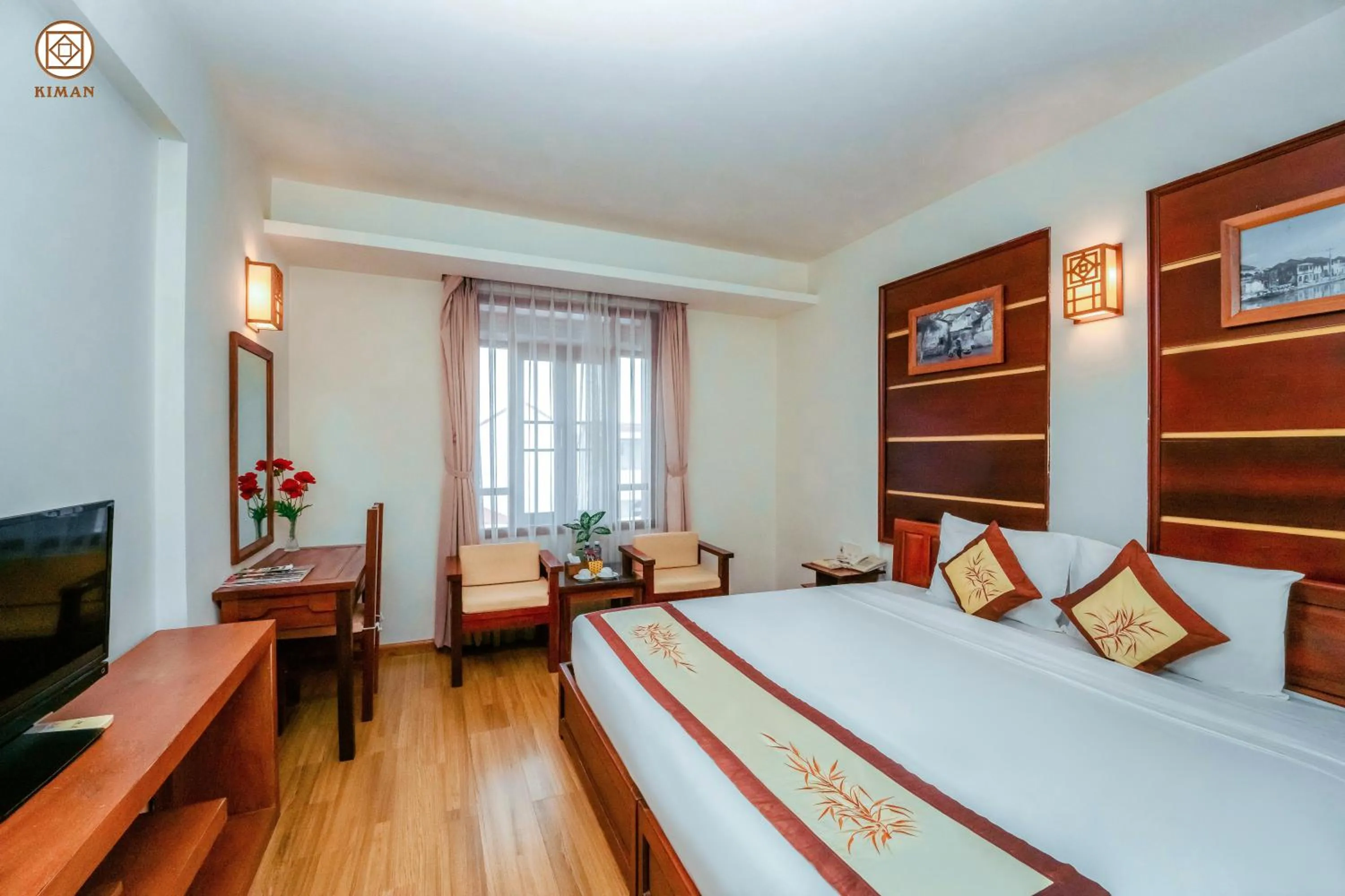 Bedroom, Bed in Kiman Hoi An Hotel