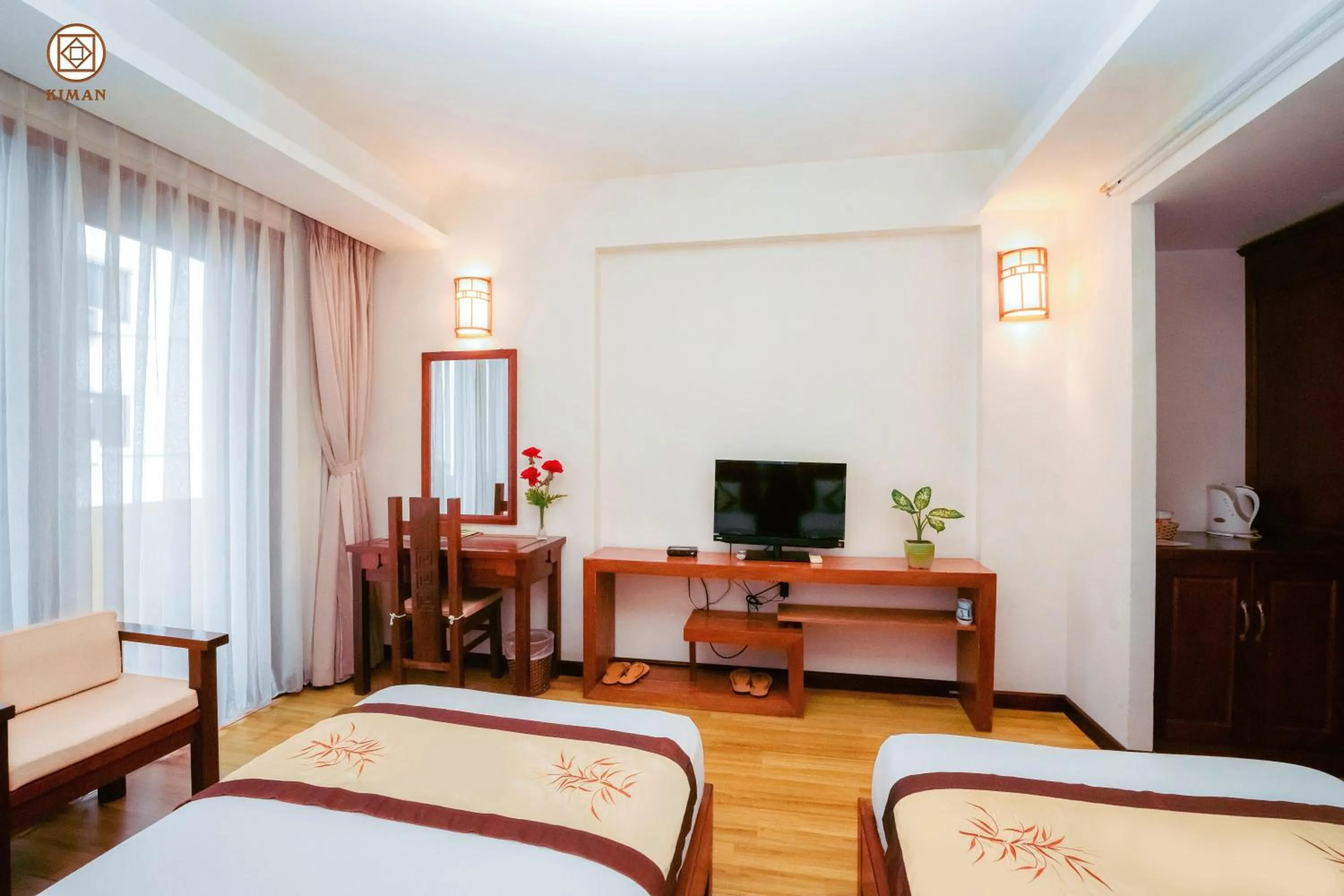 Bedroom, Bed in Kiman Hoi An Hotel