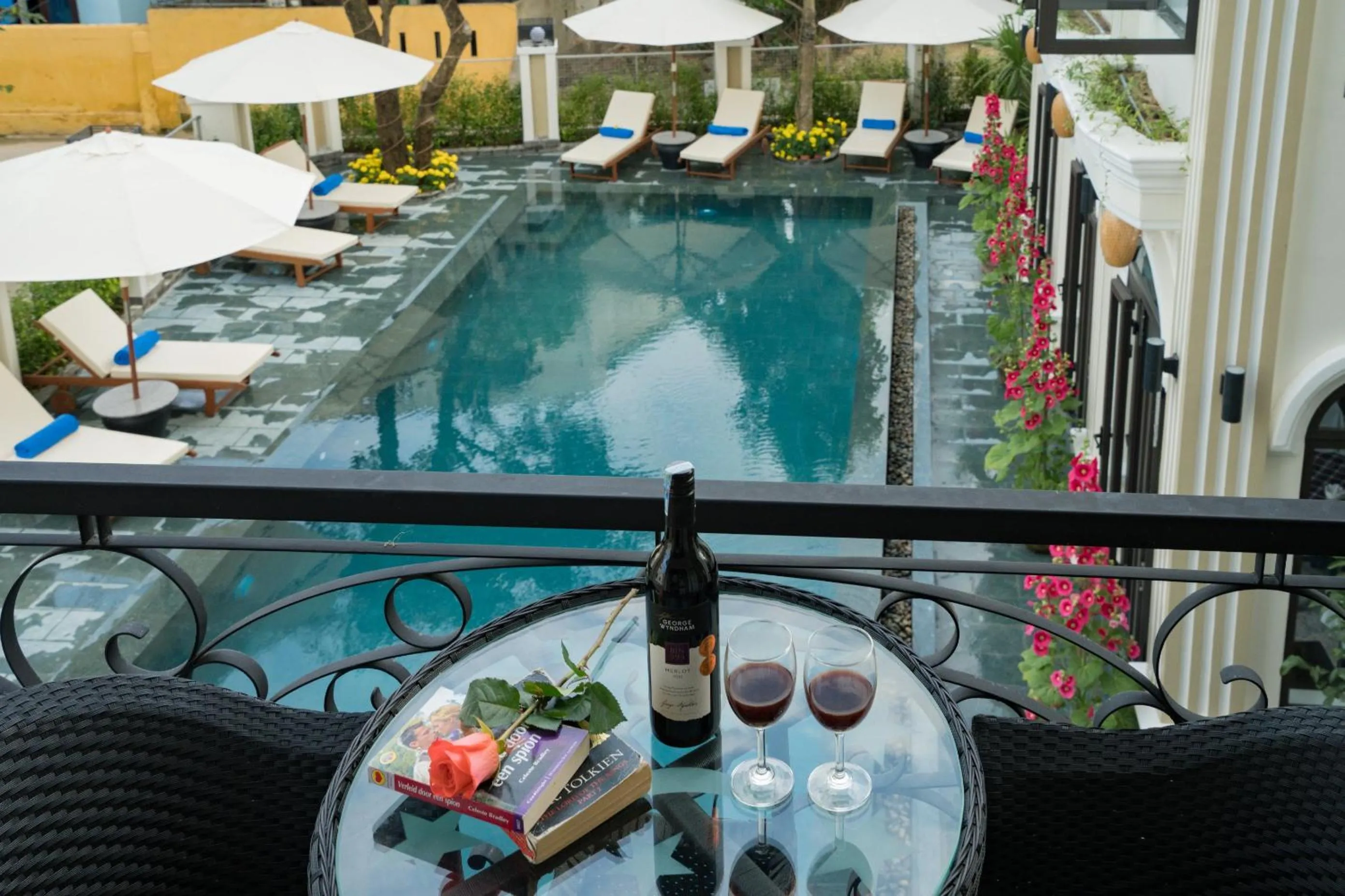 Balcony/Terrace in Green Tea Villa