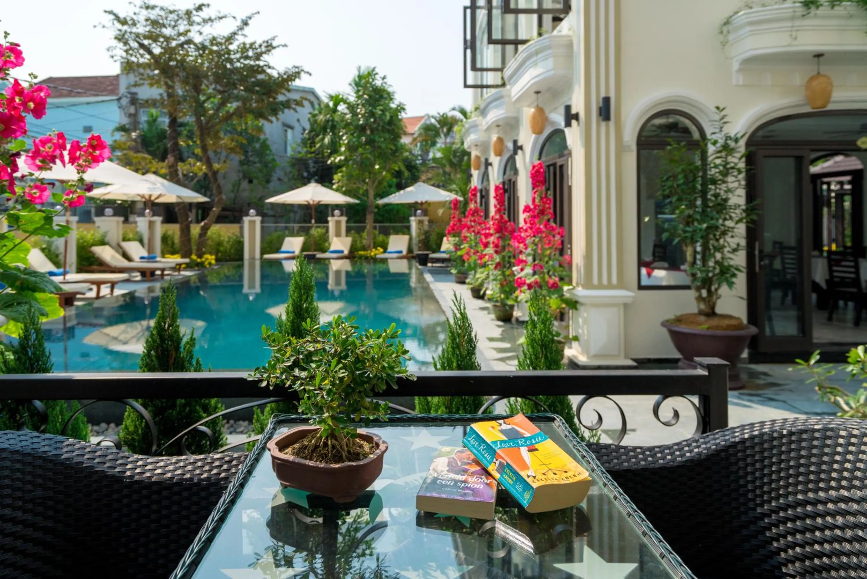Balcony/Terrace in Green Tea Villa