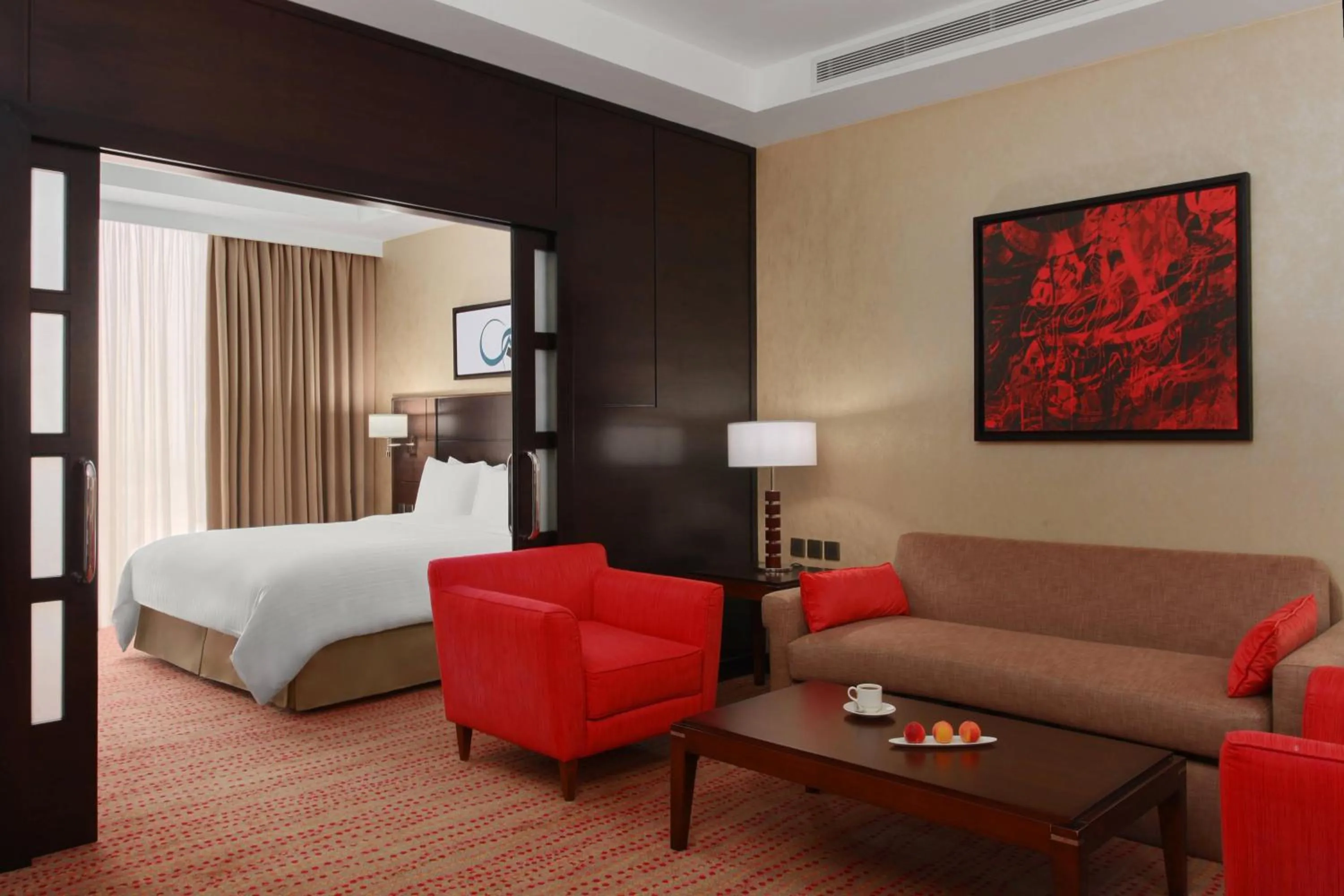 Photo of the whole room, Bed in Courtyard by Marriott Jazan