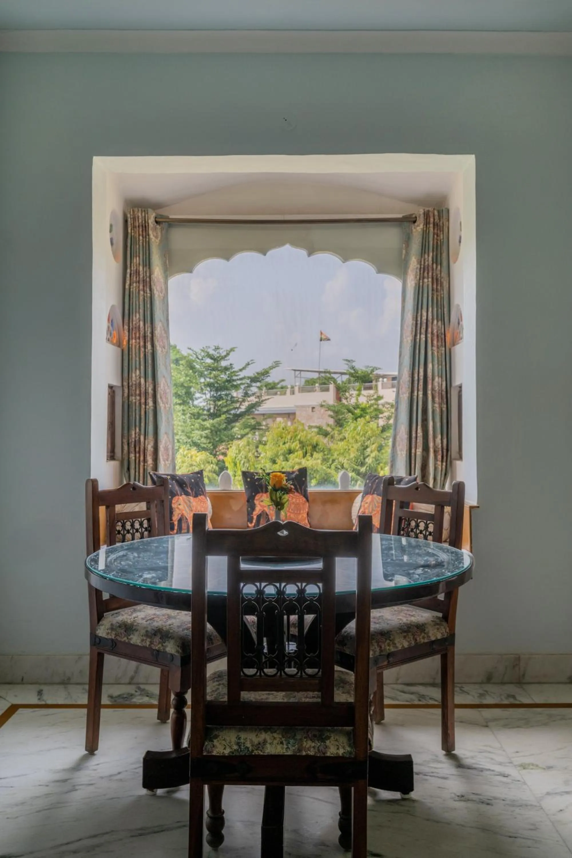 Natural landscape in Rajasthan Palace - A Heritage Boutique Hotel in Jaipur