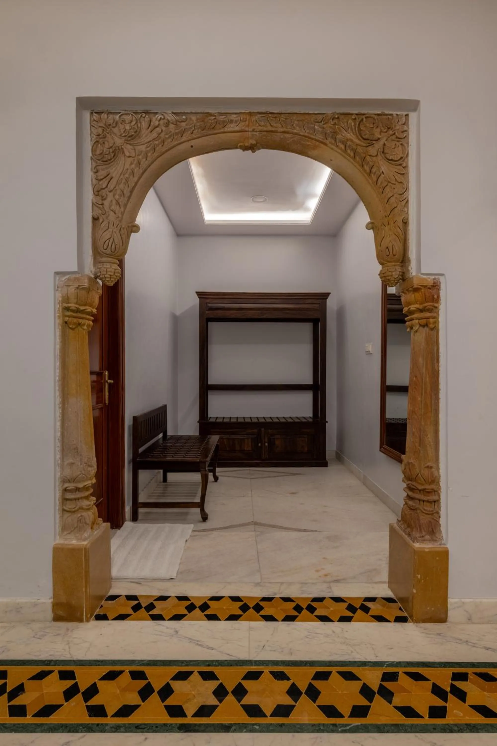 Seating area in Rajasthan Palace - A Heritage Boutique Hotel in Jaipur