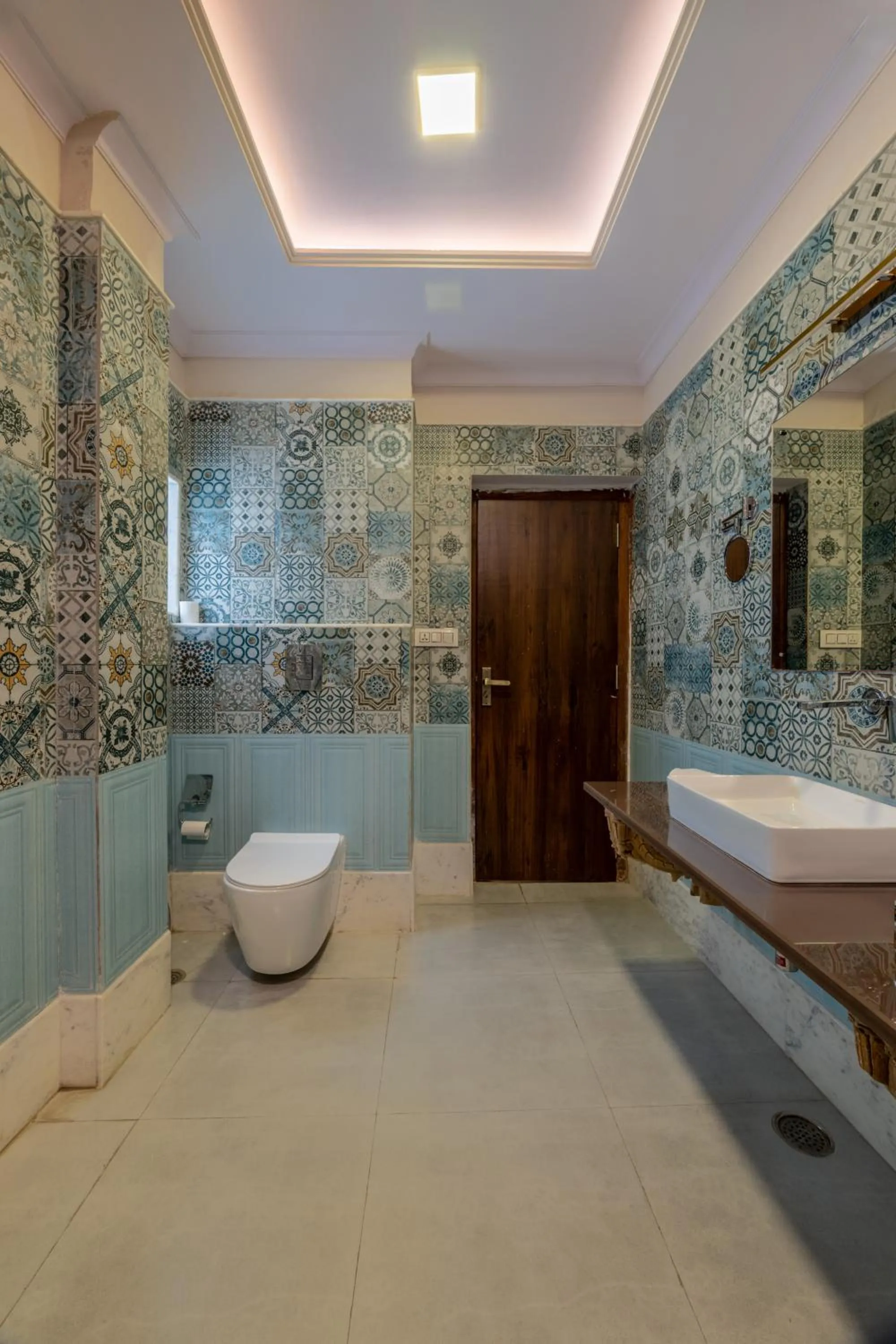 Shower in Rajasthan Palace - A Heritage Boutique Hotel in Jaipur