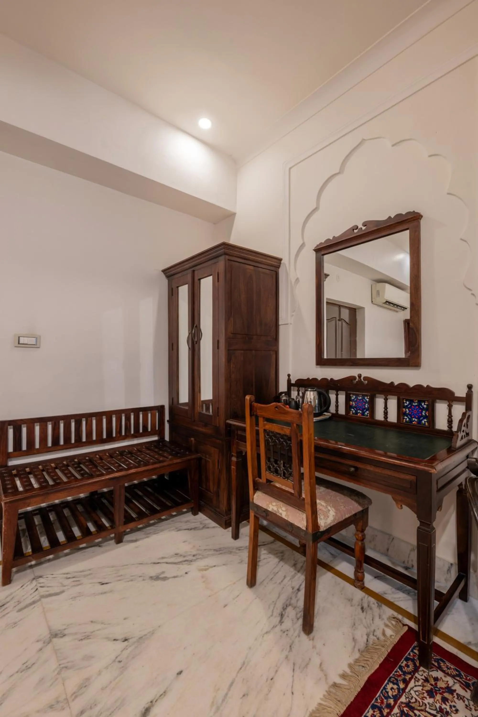 Living room in Rajasthan Palace - A Heritage Boutique Hotel in Jaipur