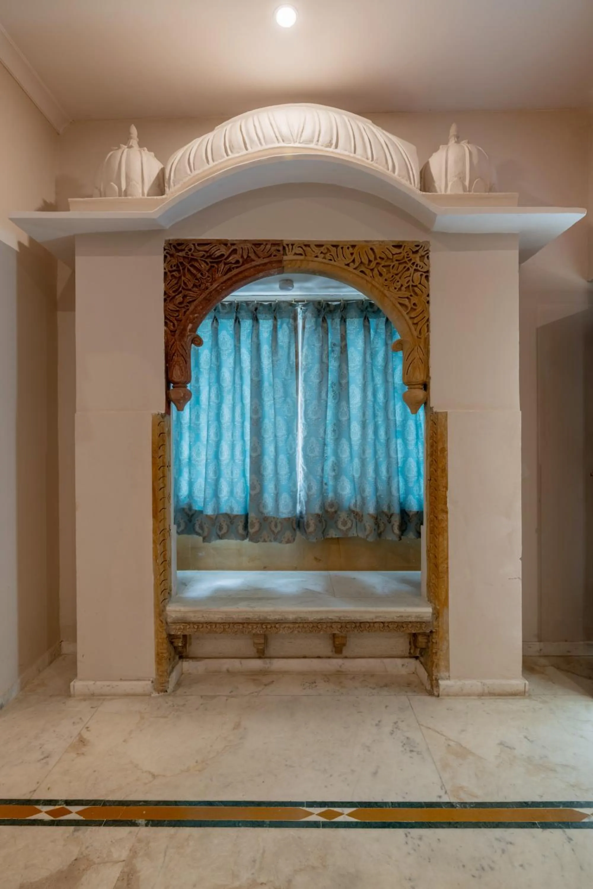 Bed in Rajasthan Palace - A Heritage Boutique Hotel in Jaipur